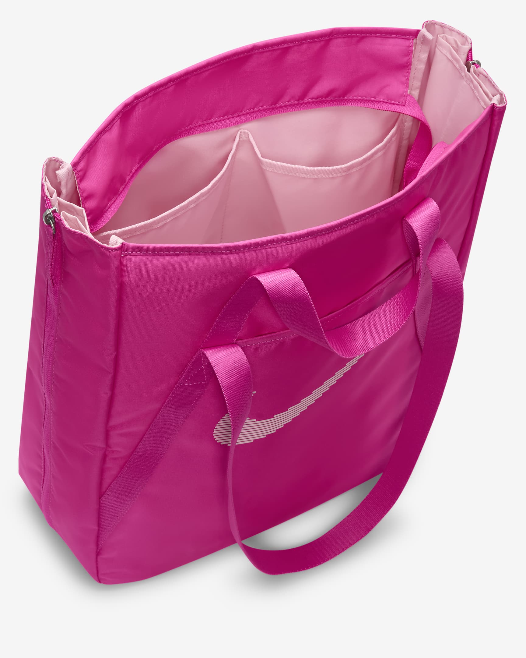 Bolsa tipo tote para gimnasio (28 L) Nike - Fucsia láser/Fucsia láser/Rosa suave medio