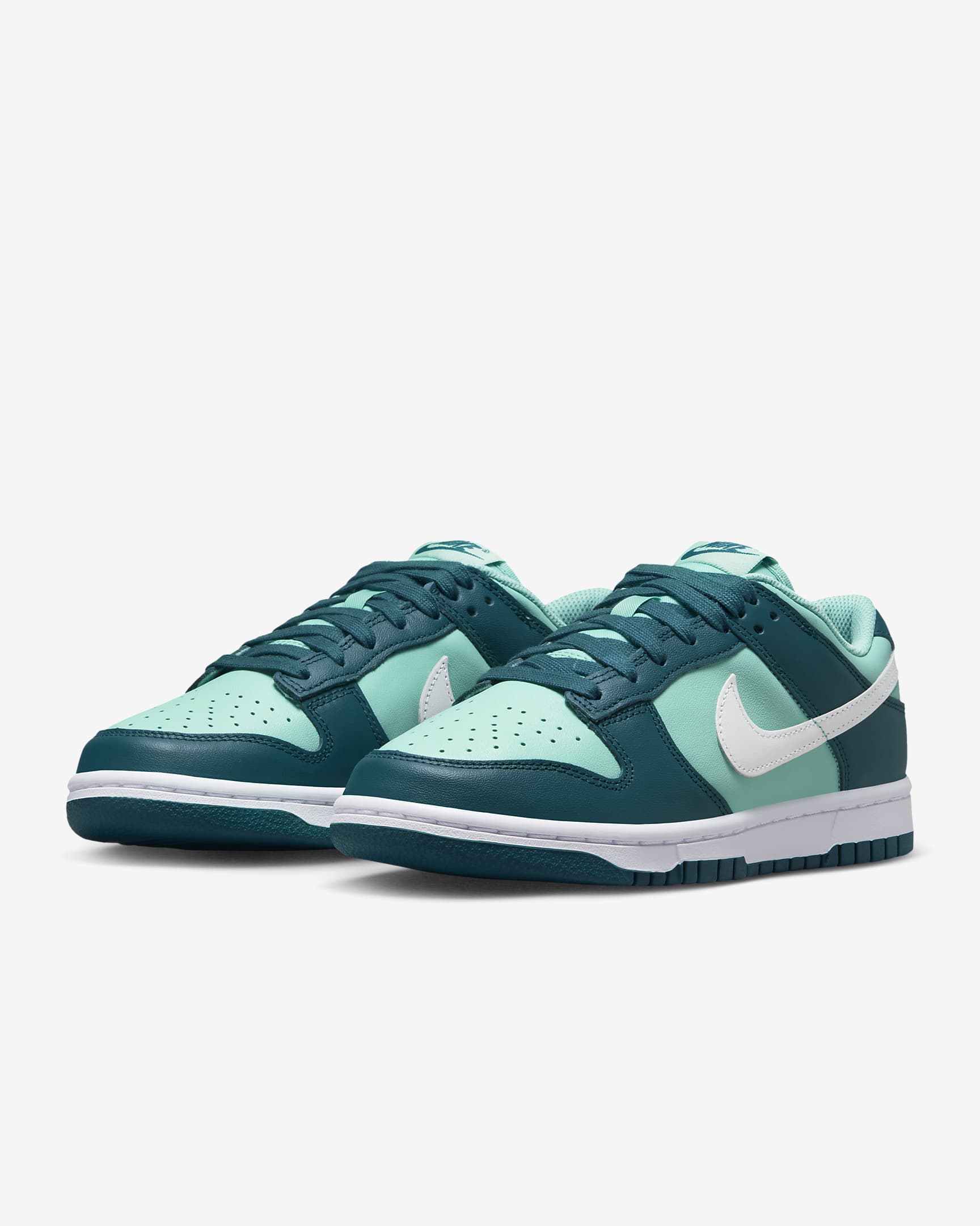 Nike Dunk Low Women's Shoes - Geode Teal/Emerald Rise/White