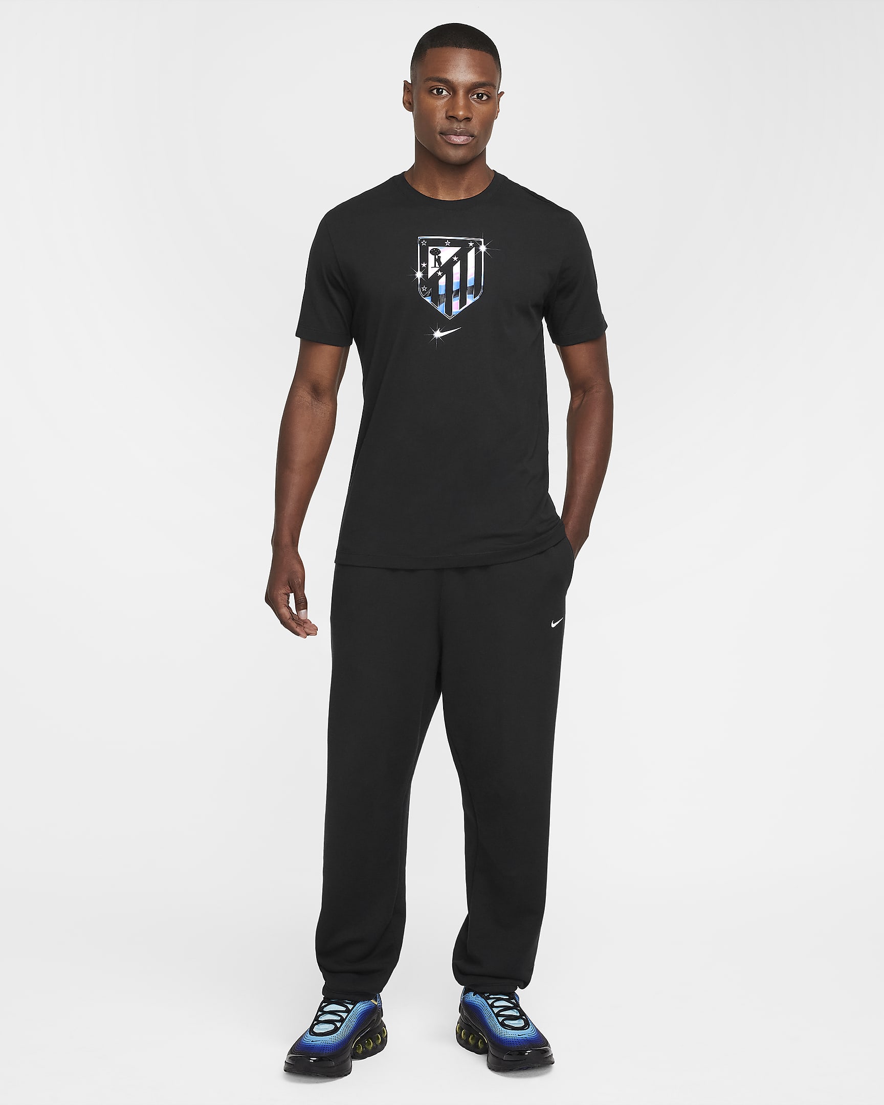 Atlético Madrid Men's Nike Football T-Shirt - Black