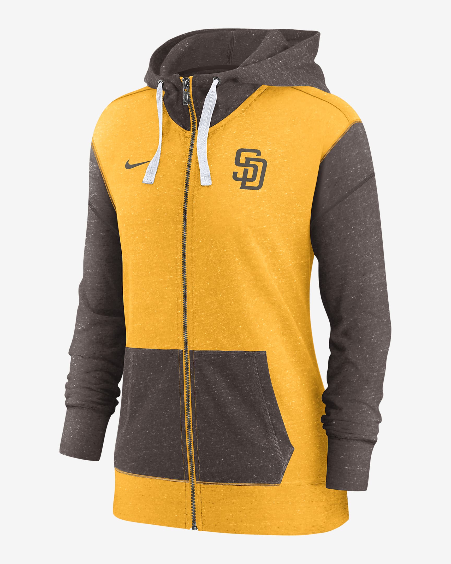 Nike Gym (MLB San Diego Padres) Women's FullZip Hoodie.