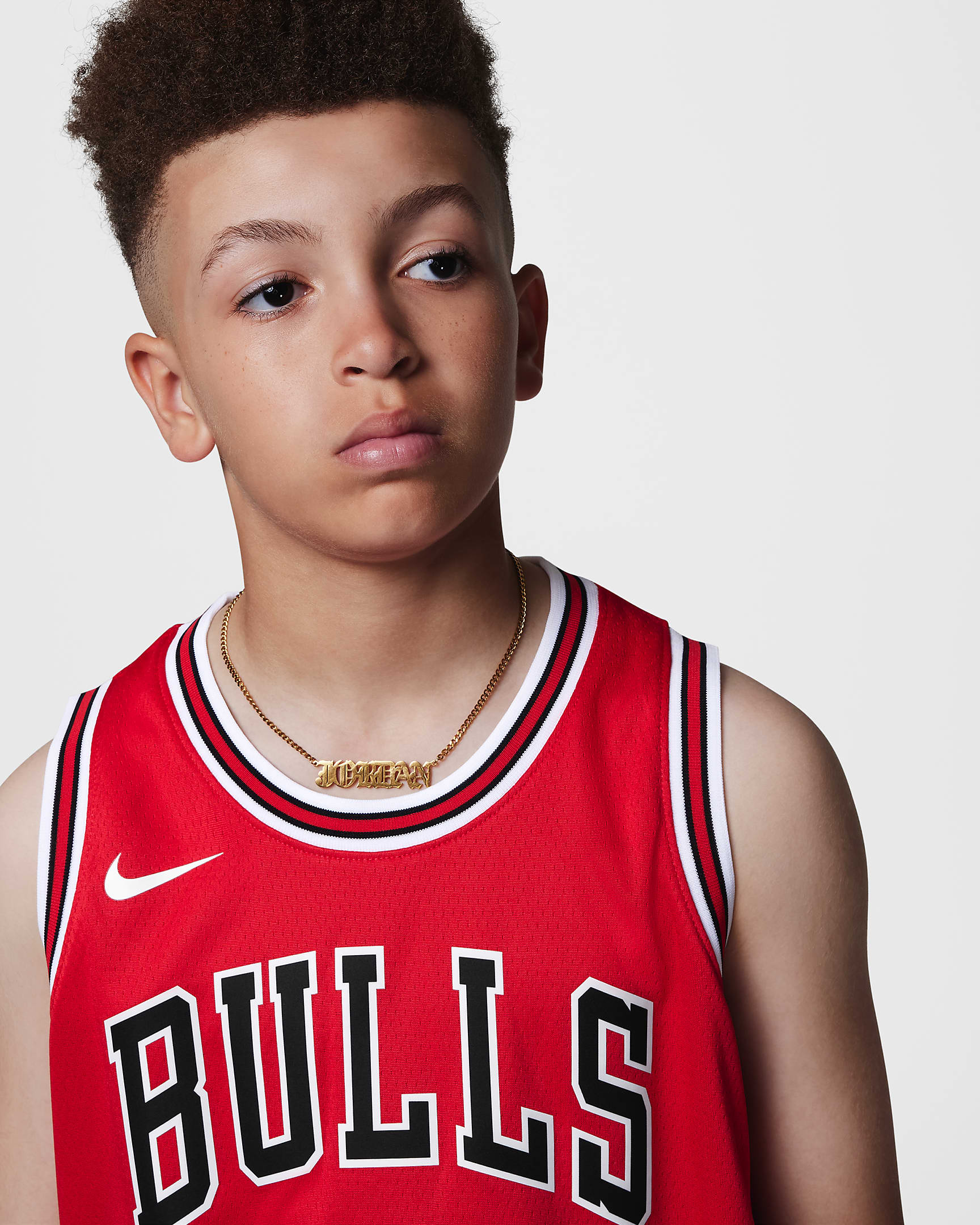 Chicago Bulls 2023/24 Icon Edition Camiseta Swingman Nike de la NBA - Niño/a - University Red