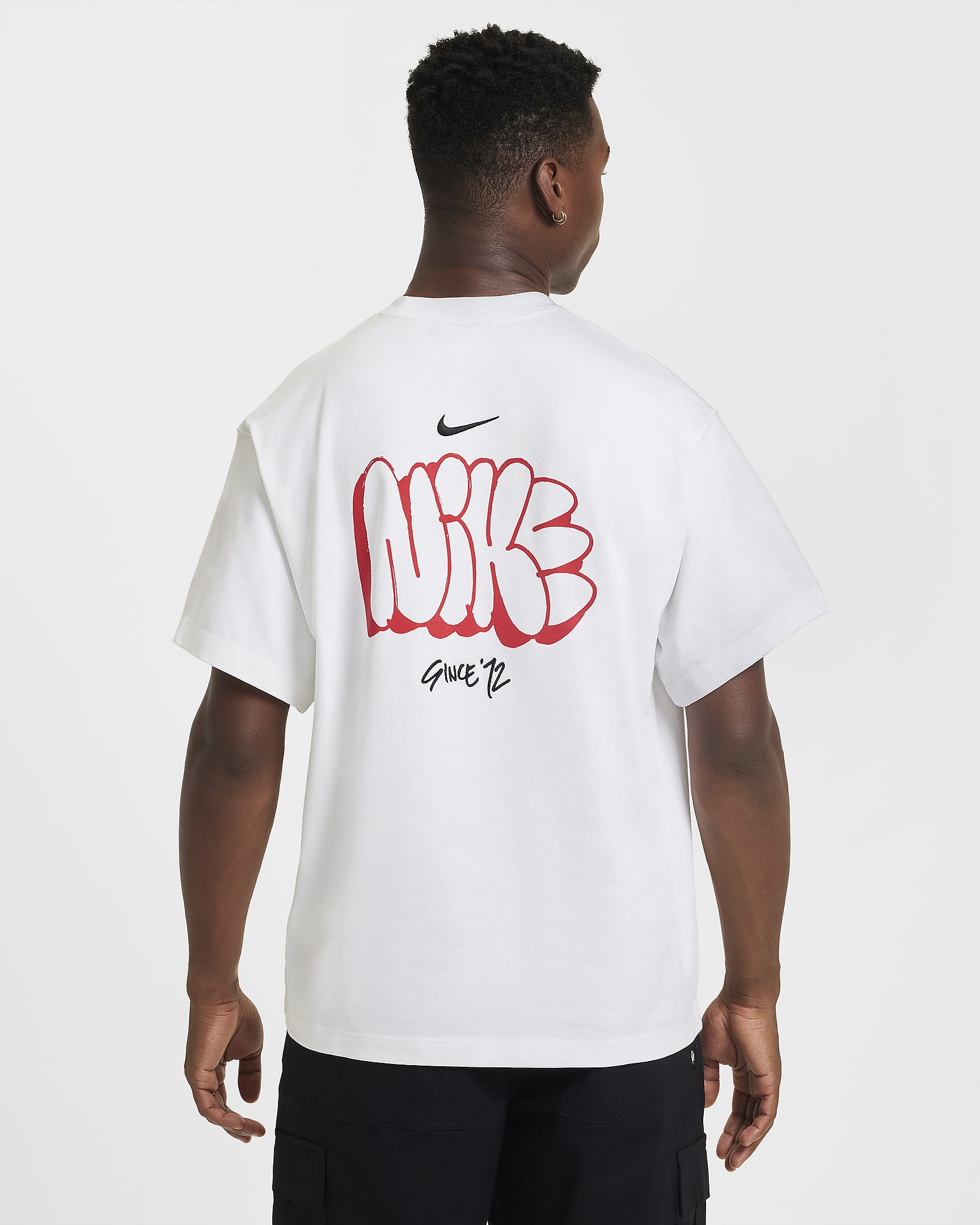 Nike Solo Swoosh Men's T-Shirt - White/Black