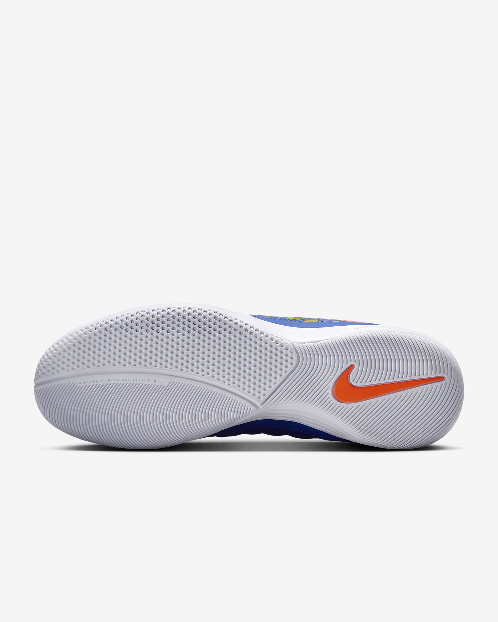 Nike Lunar Gato 2 IC Low-Top Football Shoes - Racer Blue/Hyper Crimson