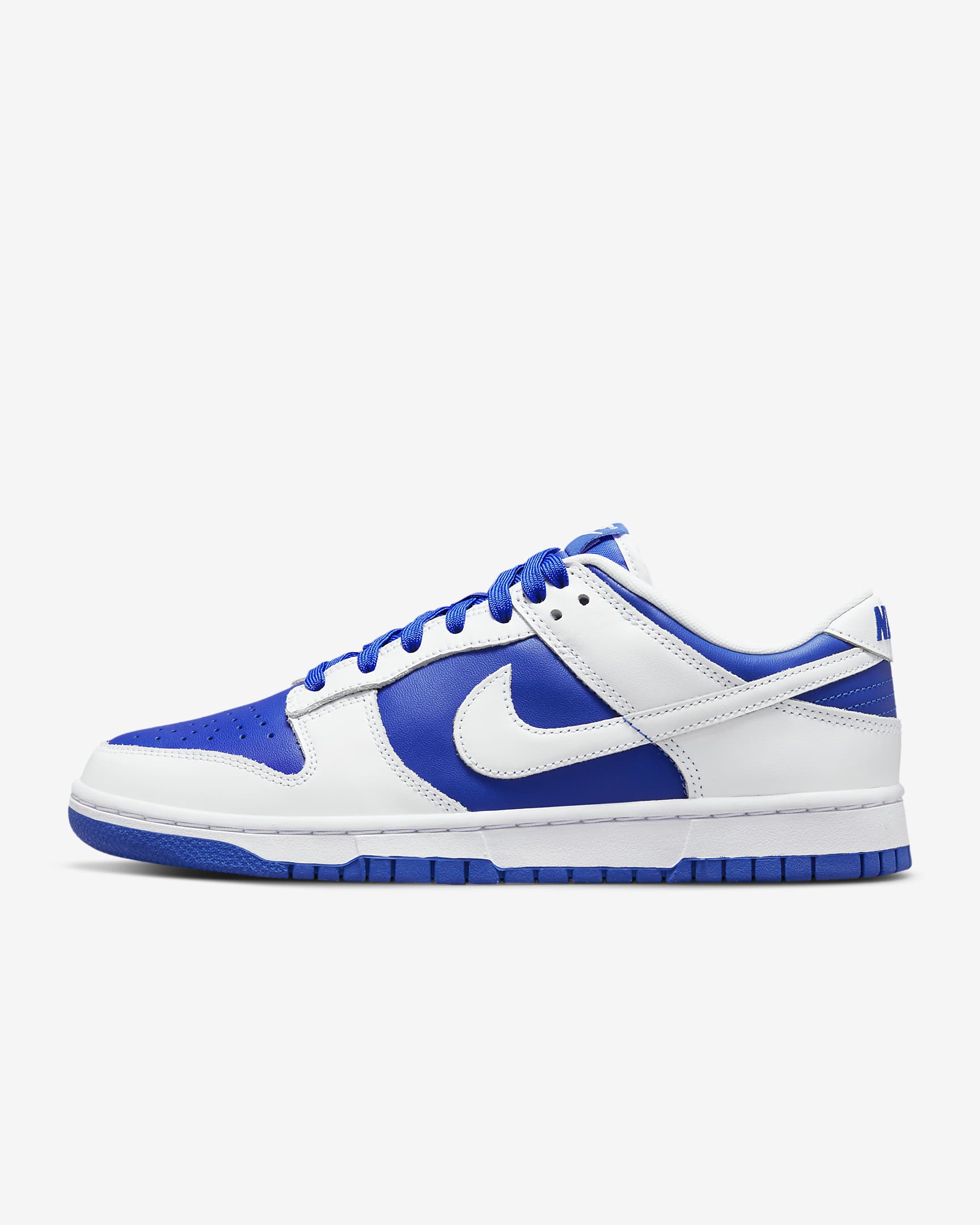 Nike Dunk Low Retro Men's Shoes - Racer Blue/White/Racer Blue