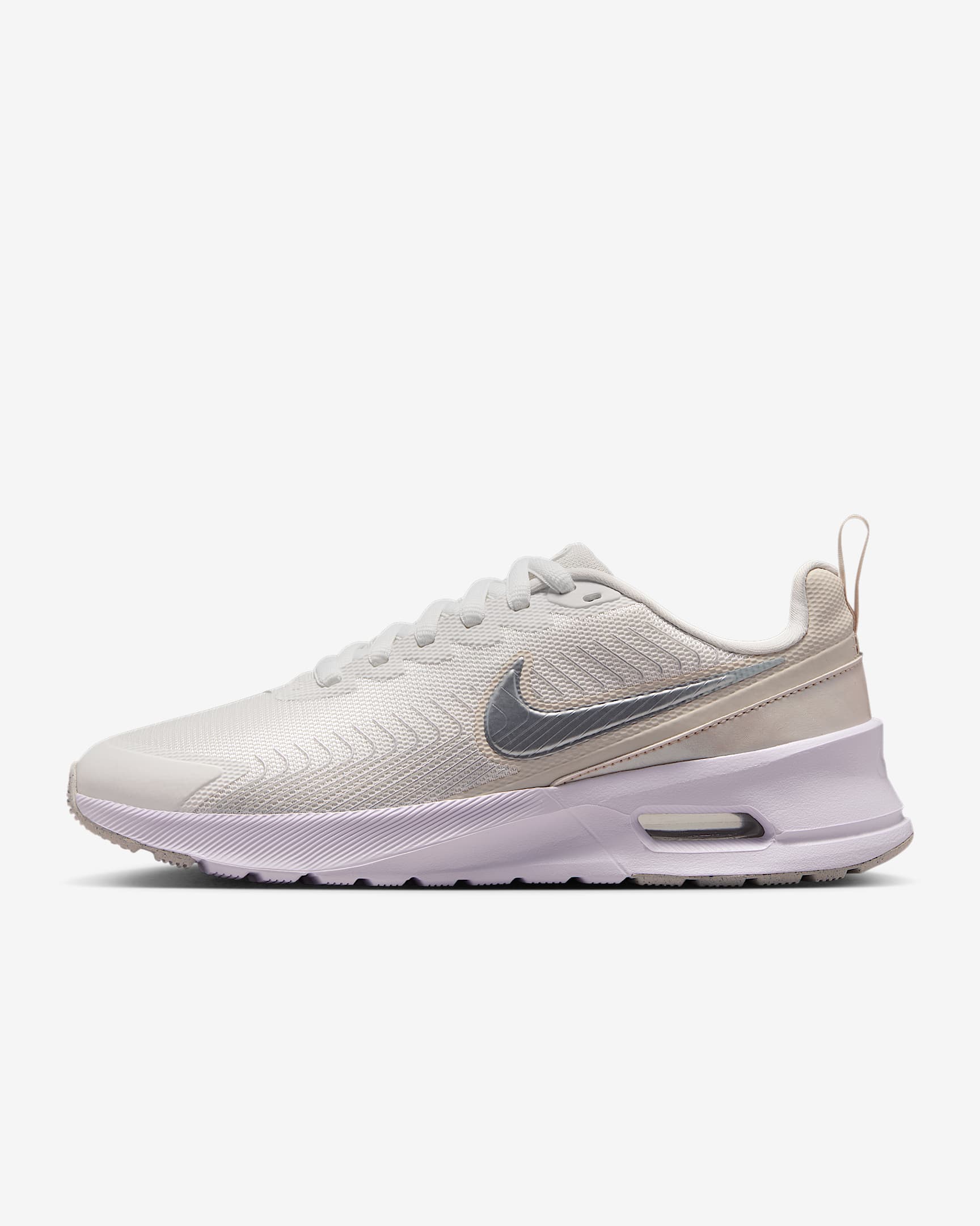 Nike Air Max Nuaxis SE Women's Shoes - Summit White/Light Orewood Brown/White/Metallic Silver