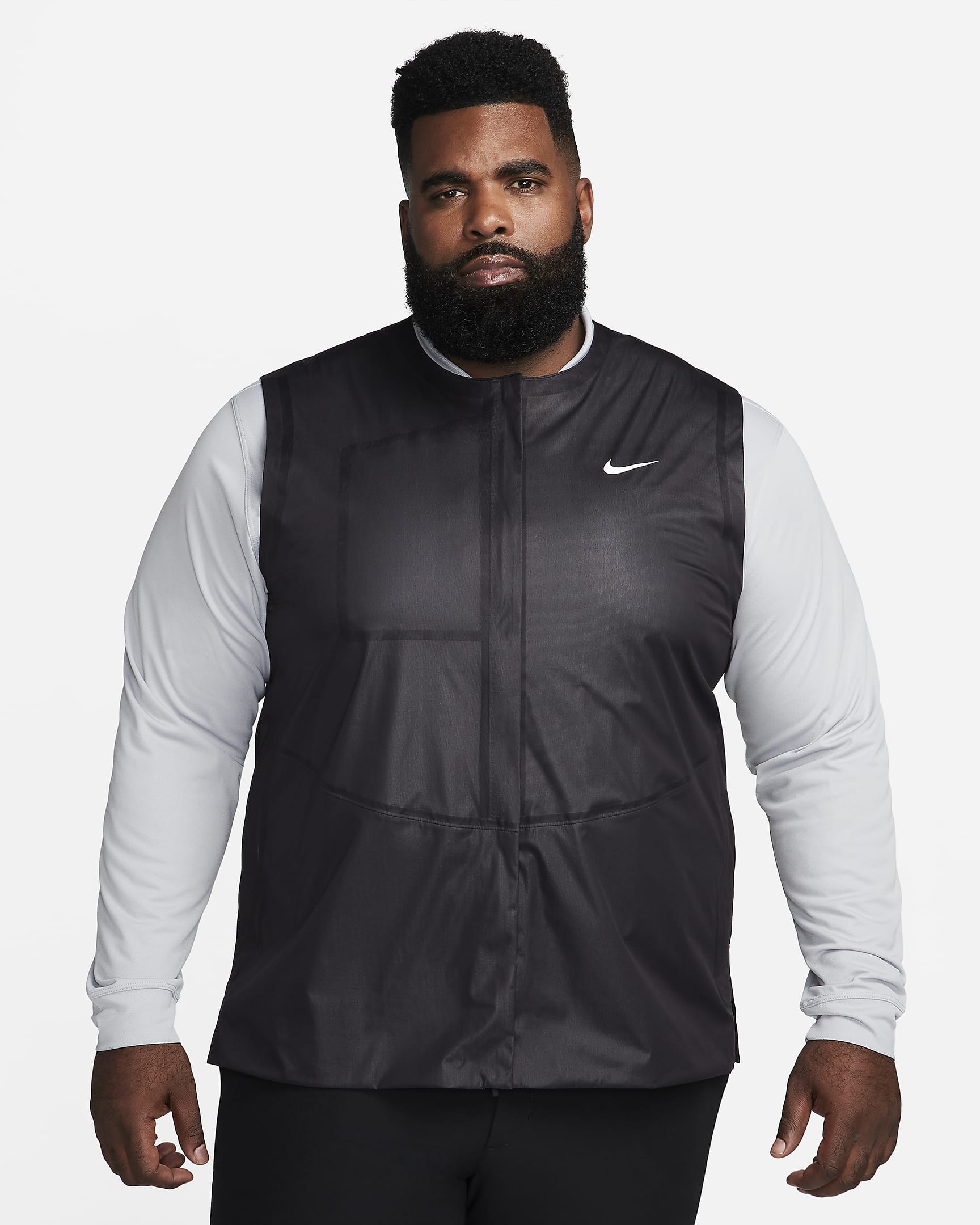 Veste sans manches de golf Nike Storm-FIT ADV pour homme - Noir/Noir/Anthracite/Blanc