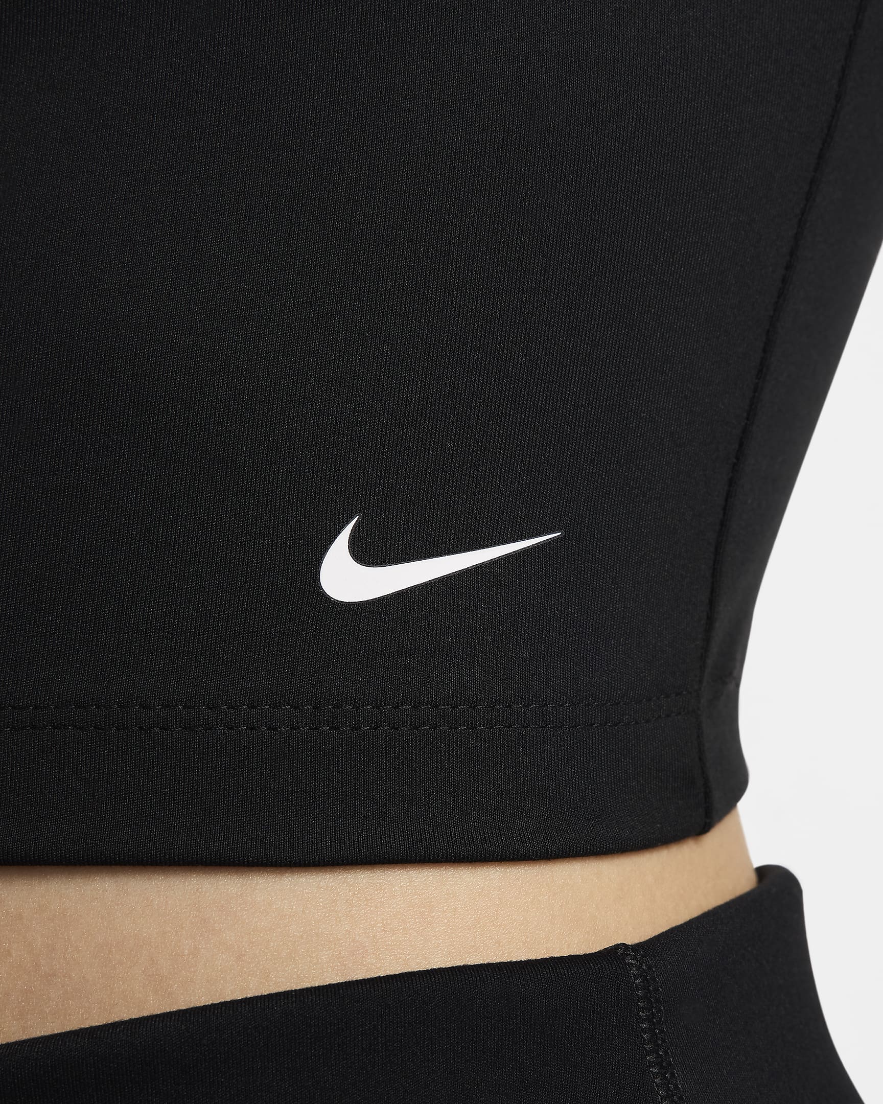 Nike Indy Women's Light-Support Padded Sports Bra Tank - Black/White