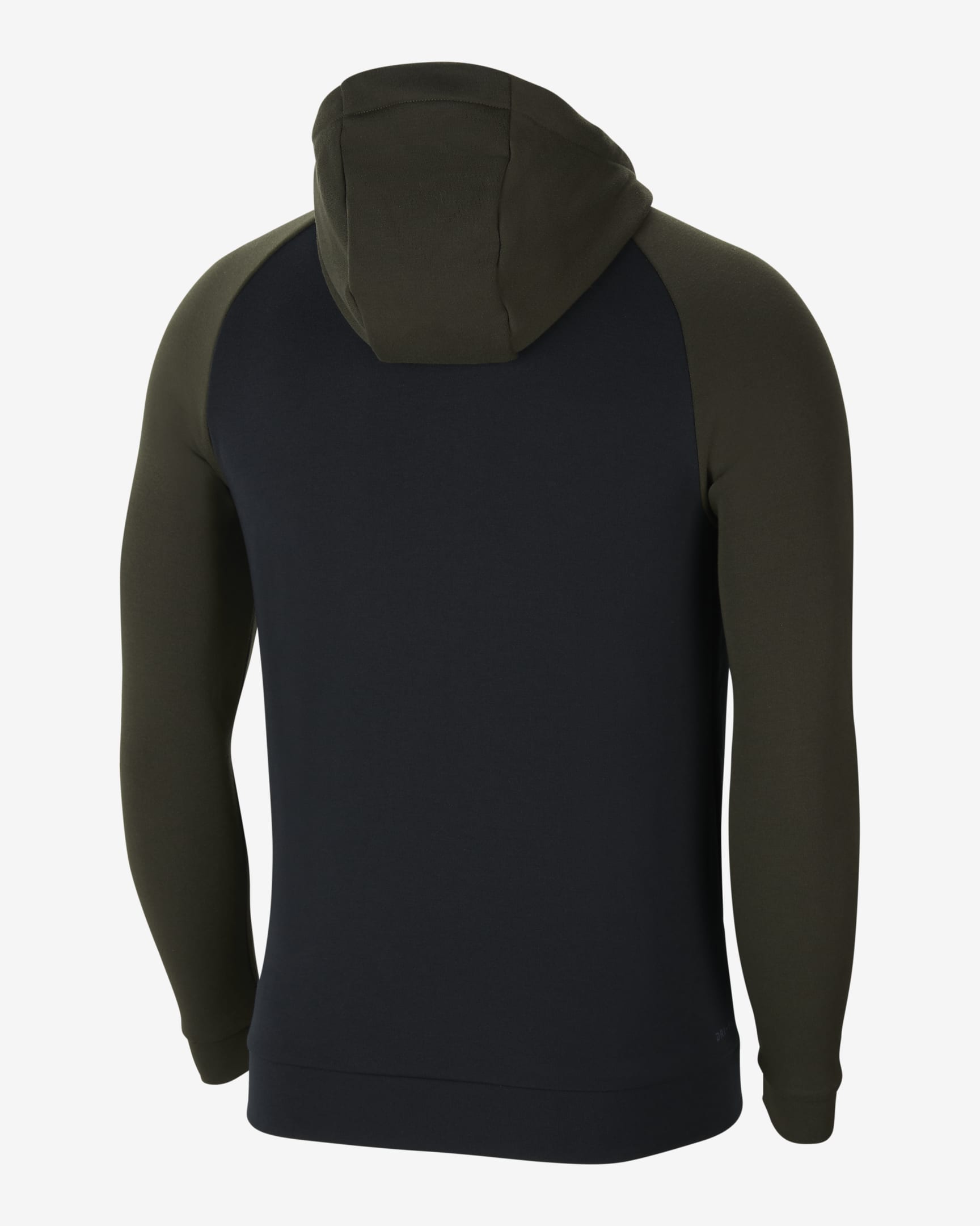ナイキ Dri-FIT メンズ フルジップ フリース トレーニングパーカー - ブラック/セコイア/エレクトリックグリーン/ハバネロレッド