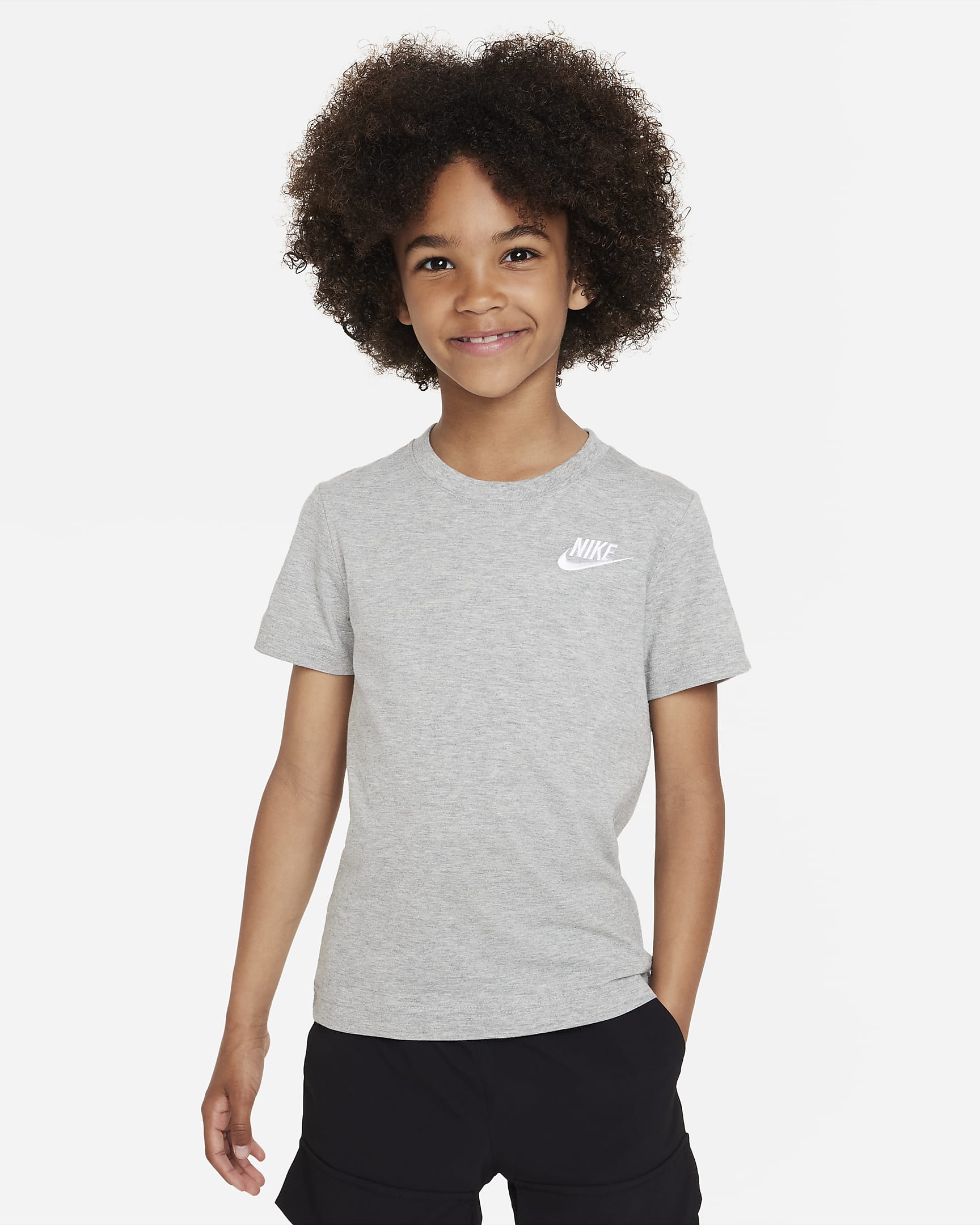 Nike Sportswear Little Kids' T-Shirt - Dark Grey Heather