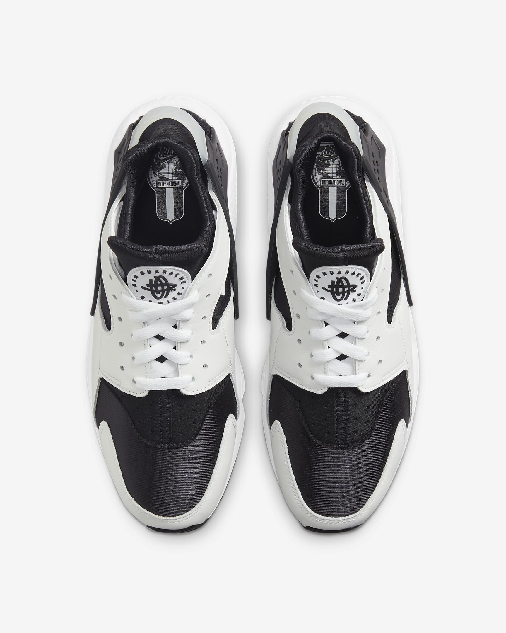 Nike Air Huarache Men's Shoes - Black/Black/White