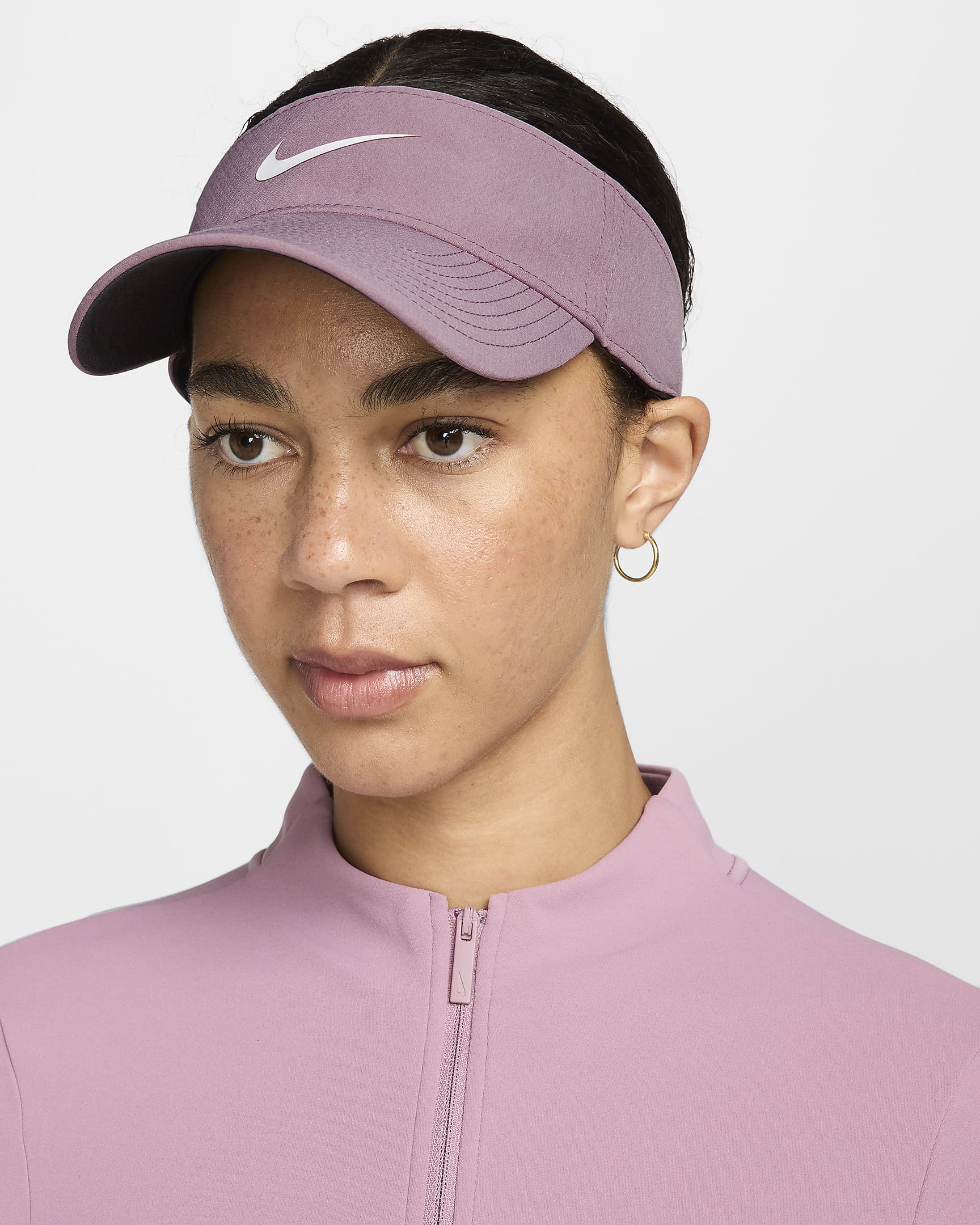 Nike Ace Dri-FIT Visor - Plum Dust/Anthracite/White