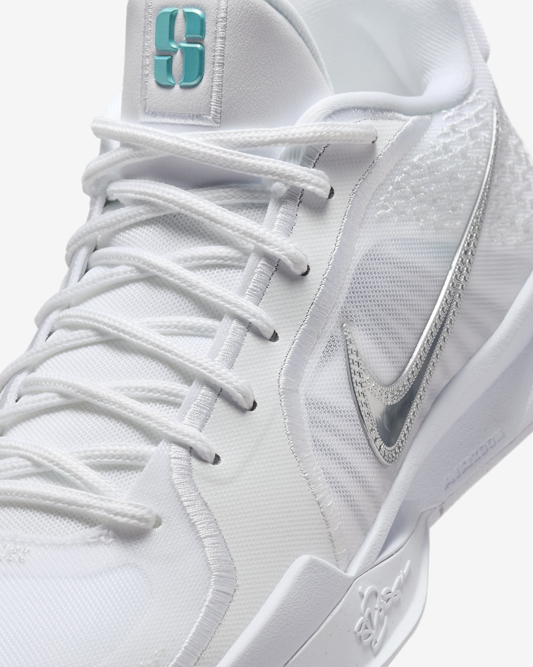 Sabrina 2 "White Noise" Basketball Shoes - White/Summit White/Glacier Blue/Metallic Silver