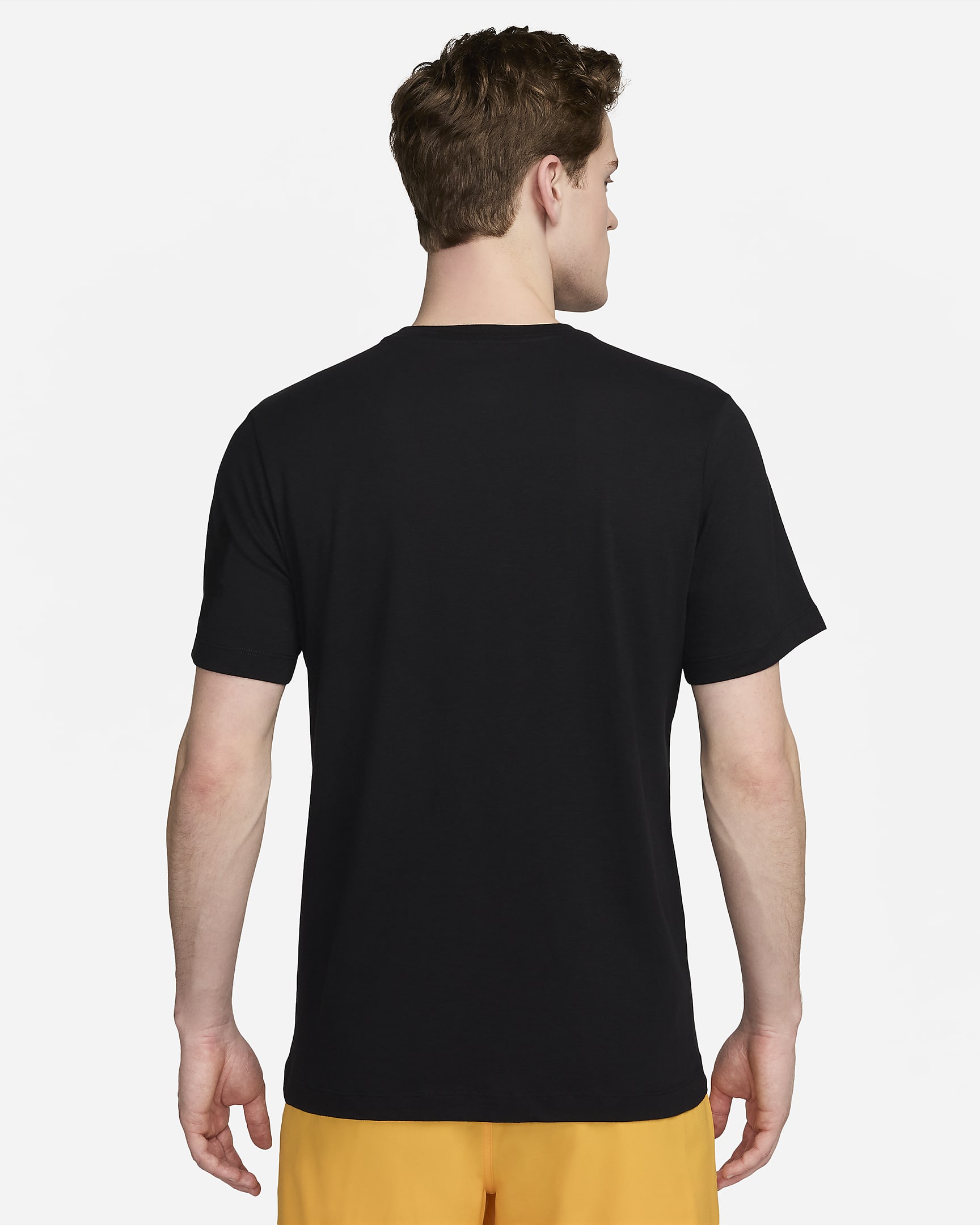 Nike Dri-FIT Fitness-T-shirt til mænd - sort