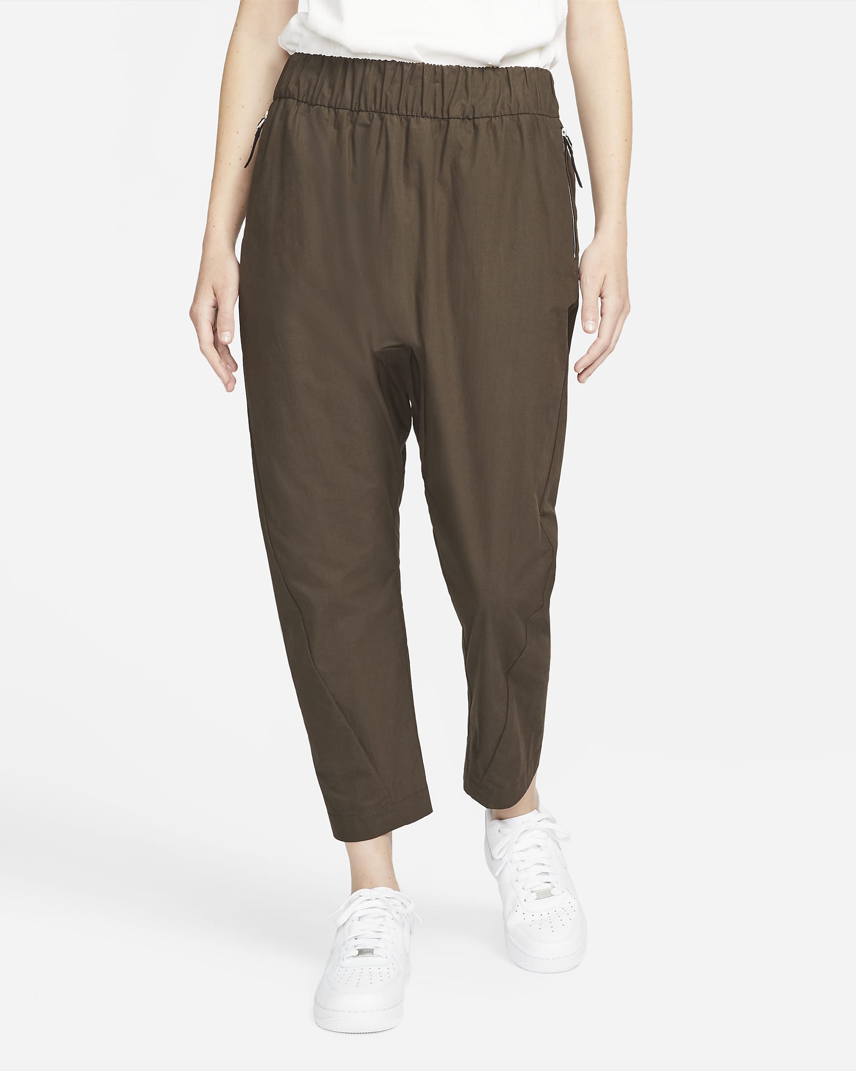 Nike ESC Women's Woven Joggers - Velvet Brown/White