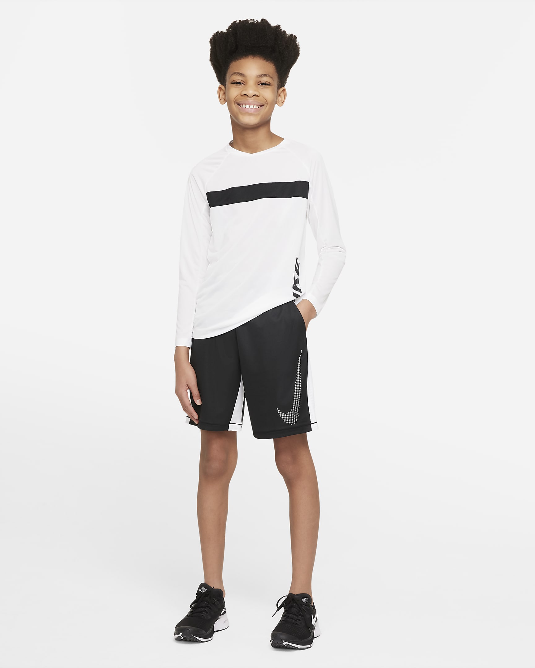 Nike Dri-FIT Big Kids' (Boys') Graphic Training Shorts. Nike.com