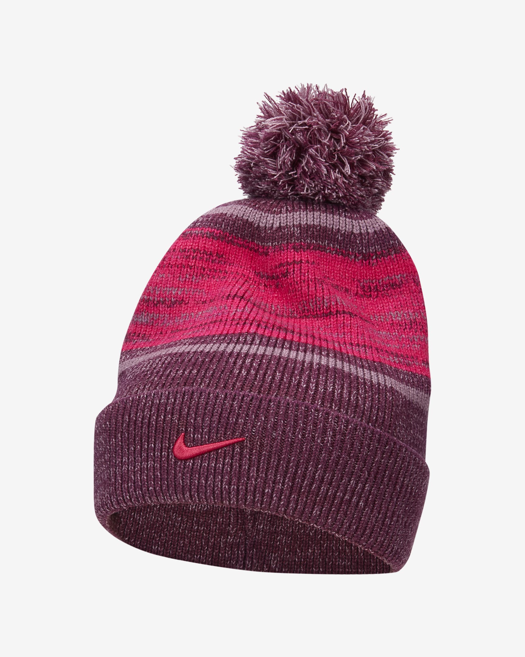 Nike Peak Cuffed Beanie - Bordeaux/Violet Dust/Fireberry