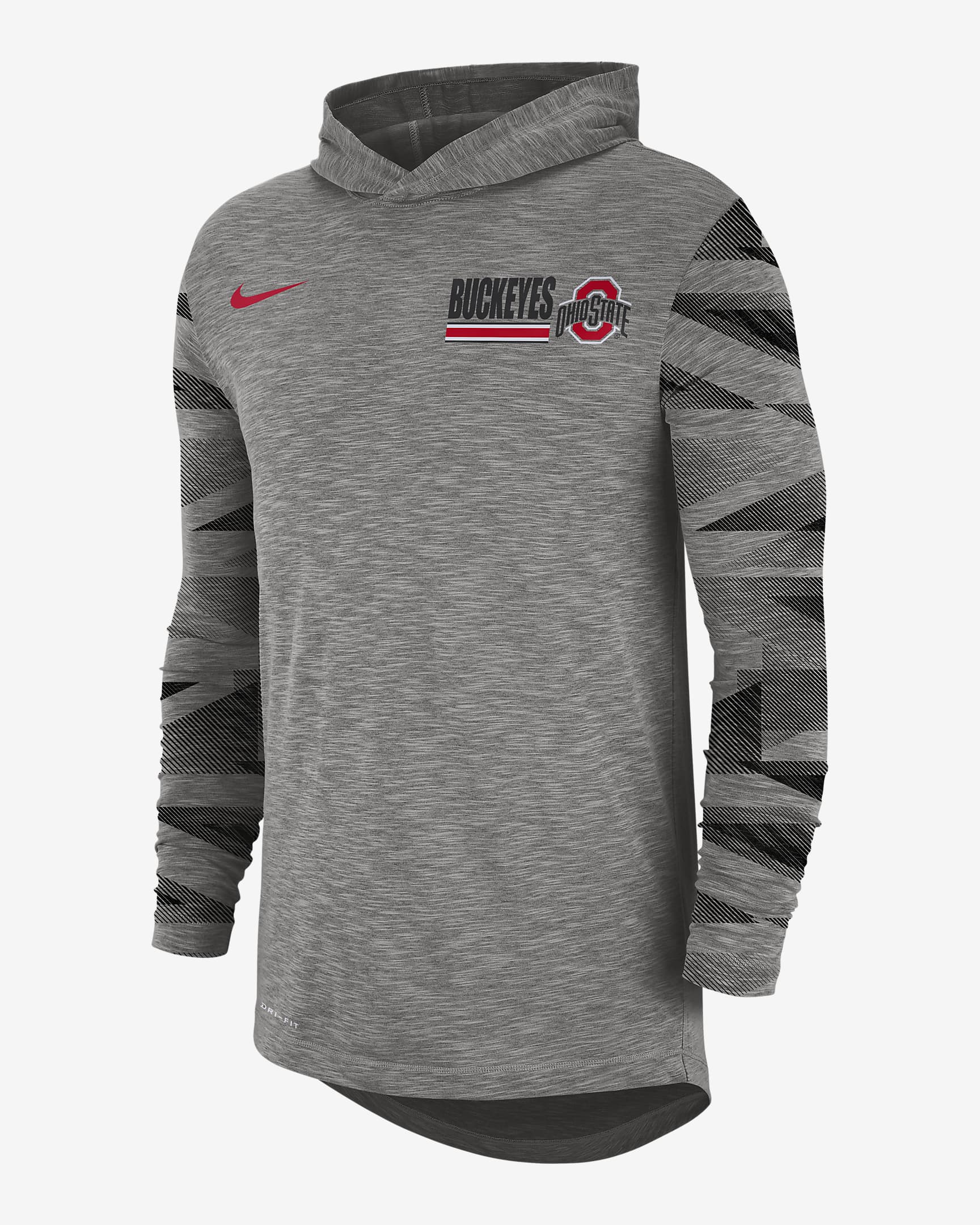Nike College Dri-FIT (Ohio State) Men's Long-Sleeve Hooded T-Shirt ...