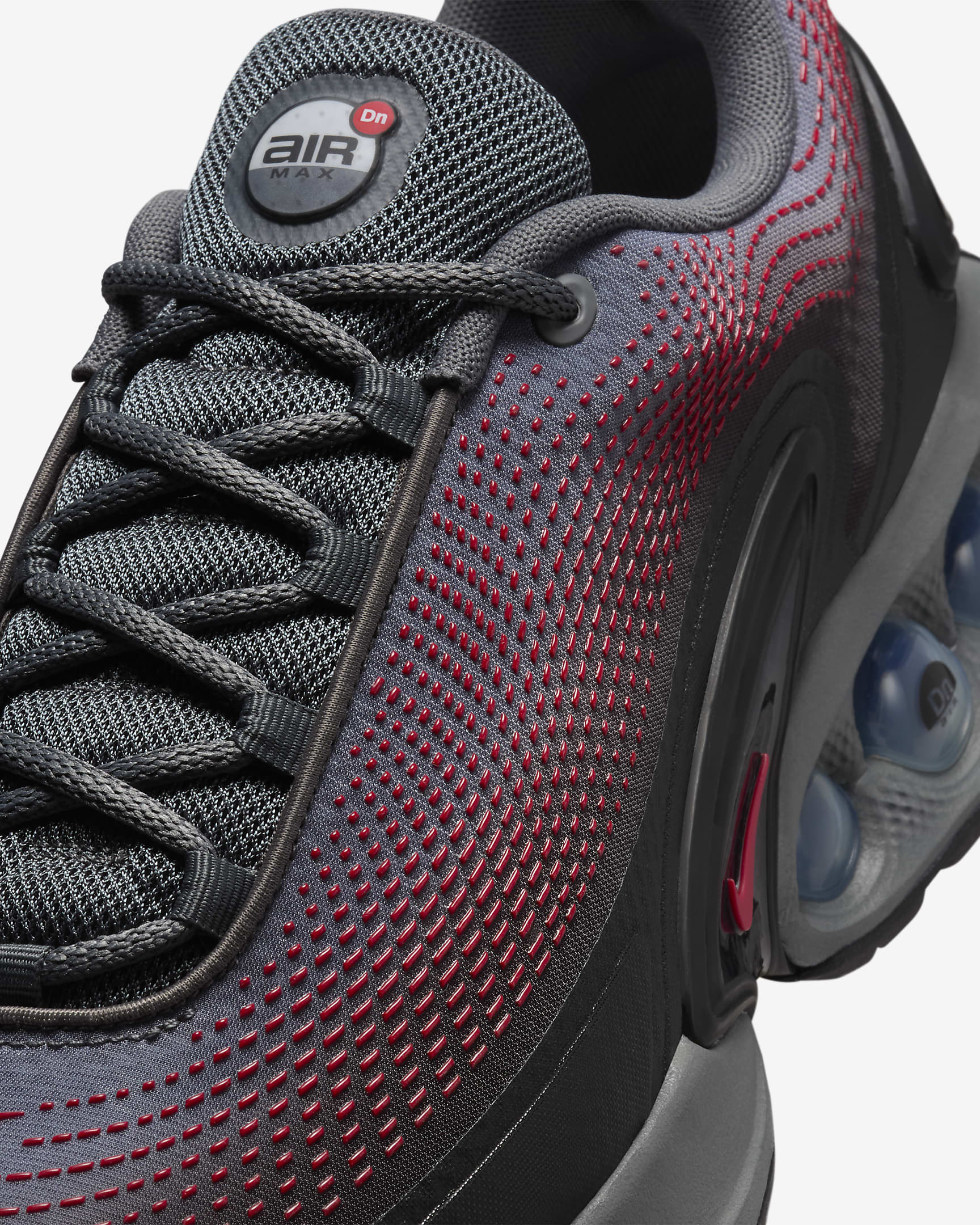 Nike Air Max DN Shoes - Black/Iron Grey/University Red