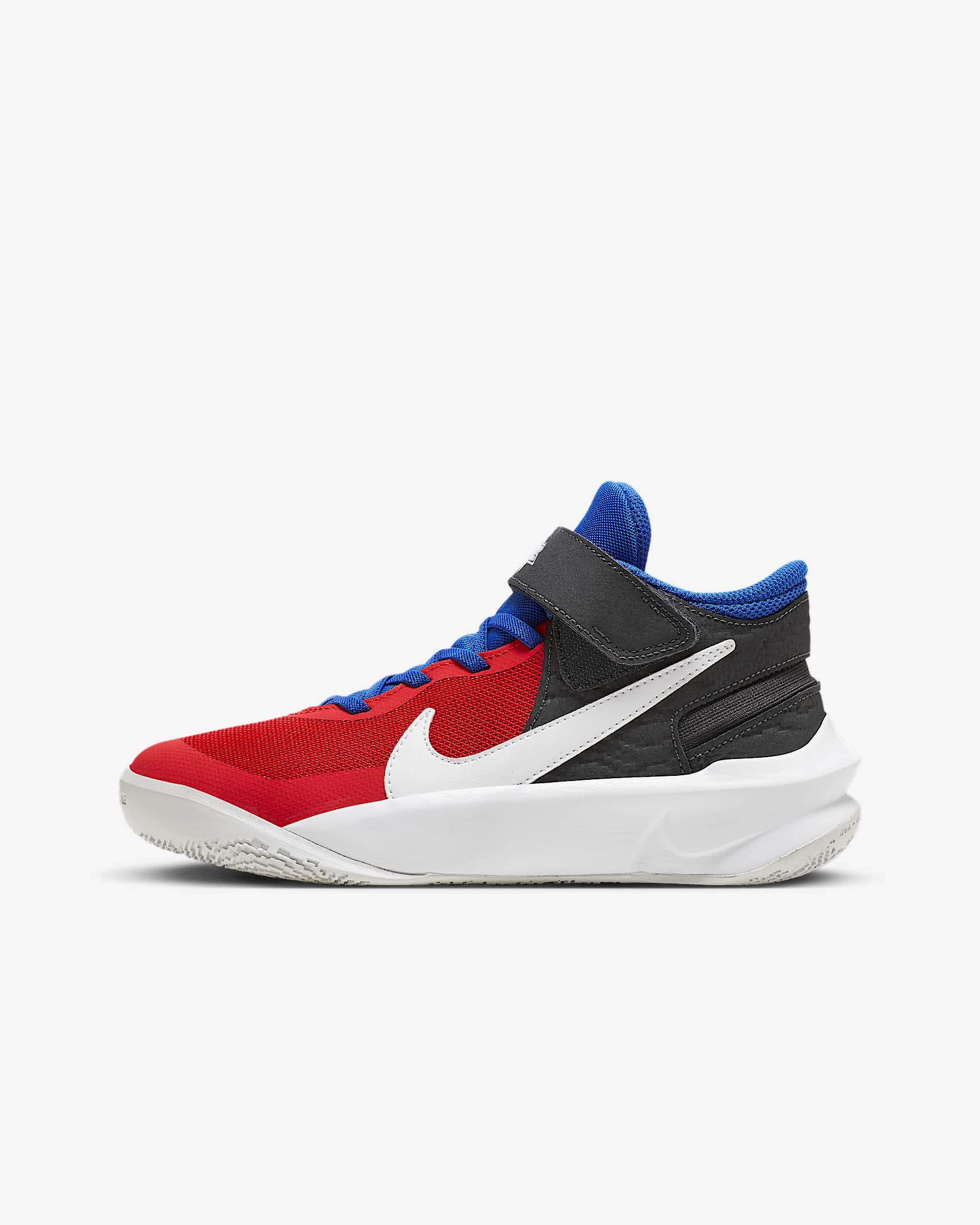 Nike Team Hustle D 10 FlyEase Older Kids' Easy On/Off Basketball Shoes