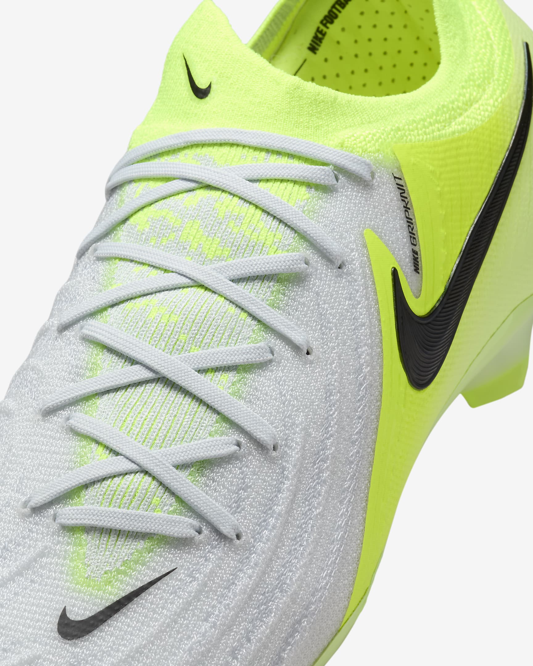 Nike Phantom GX 2 Elite FG Low-Top Football Boot - Metallic Silver/Volt/Black