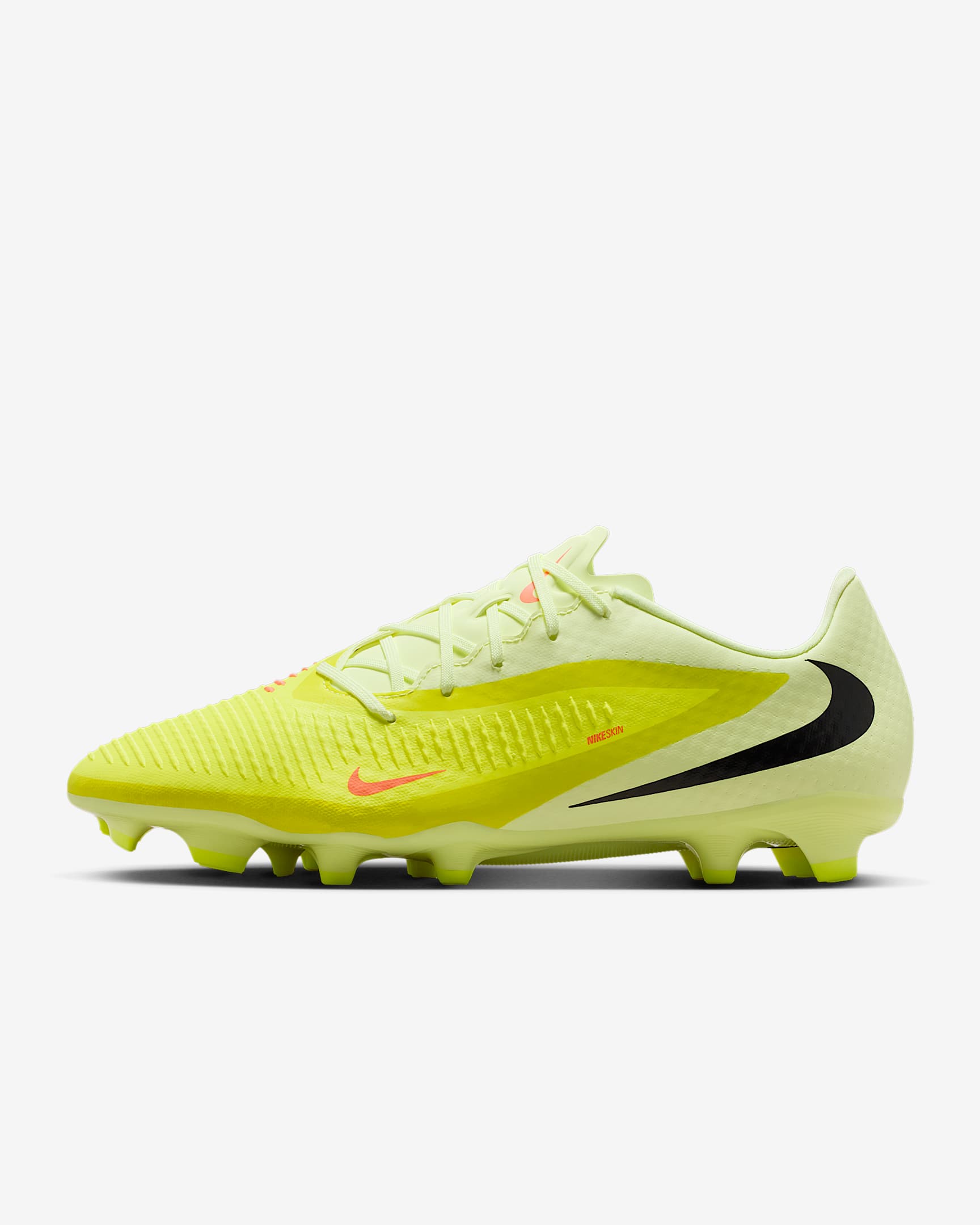 Nike Phantom 6 Low Academy Multi-Ground Football Boot - Hyper Crimson/Limelight/Black
