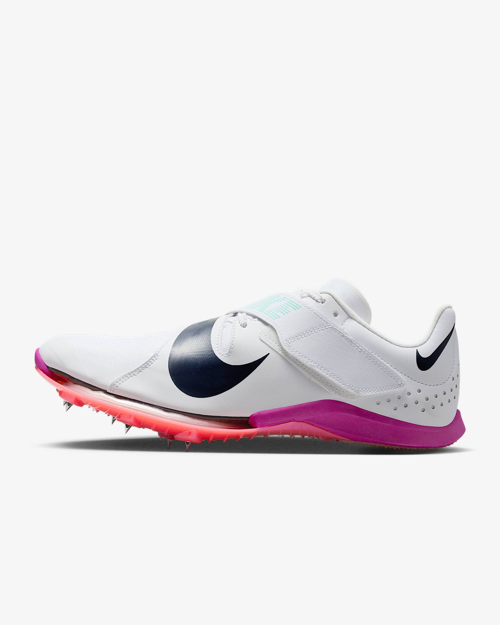 Nike Long Jump Elite Track & Field Jumping Spikes - White/Bright Crimson/Obsidian