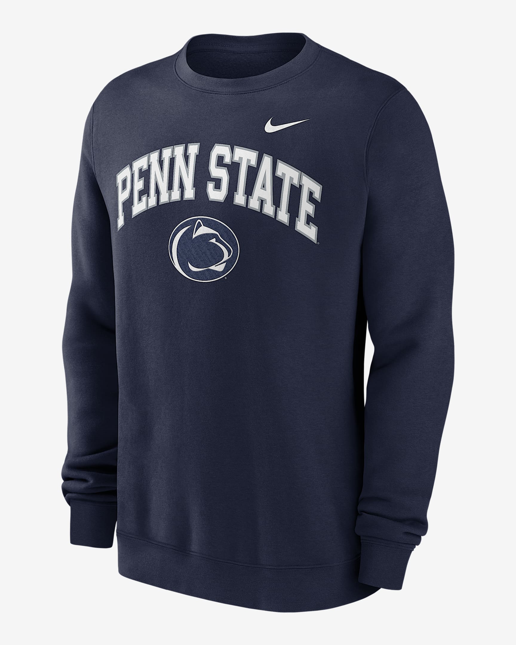 Penn State Arch Men's Nike College Pullover Crew - Navy