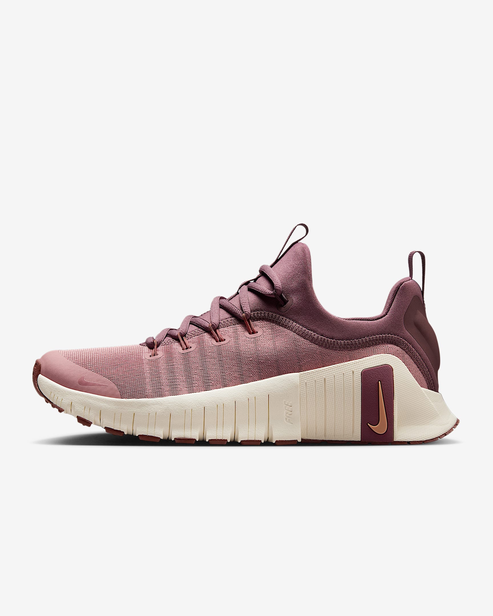 Nike Free Metcon 6 Women's Workout Shoes - Particle Pink/Pale Ivory/Red Sepia/Metallic Rose Gold