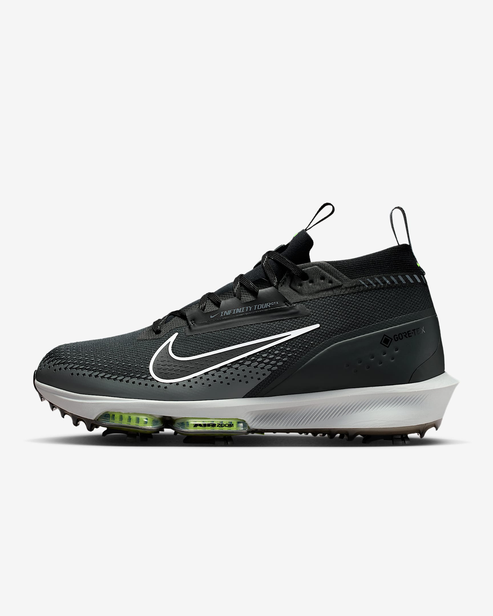나이키 인피니티 투어 2 GORE-TEX 남성 생활 방수 골프화(엑스트라 와이드) - 다크 스모크 그레이/라이트 스모크 그레이/블랙