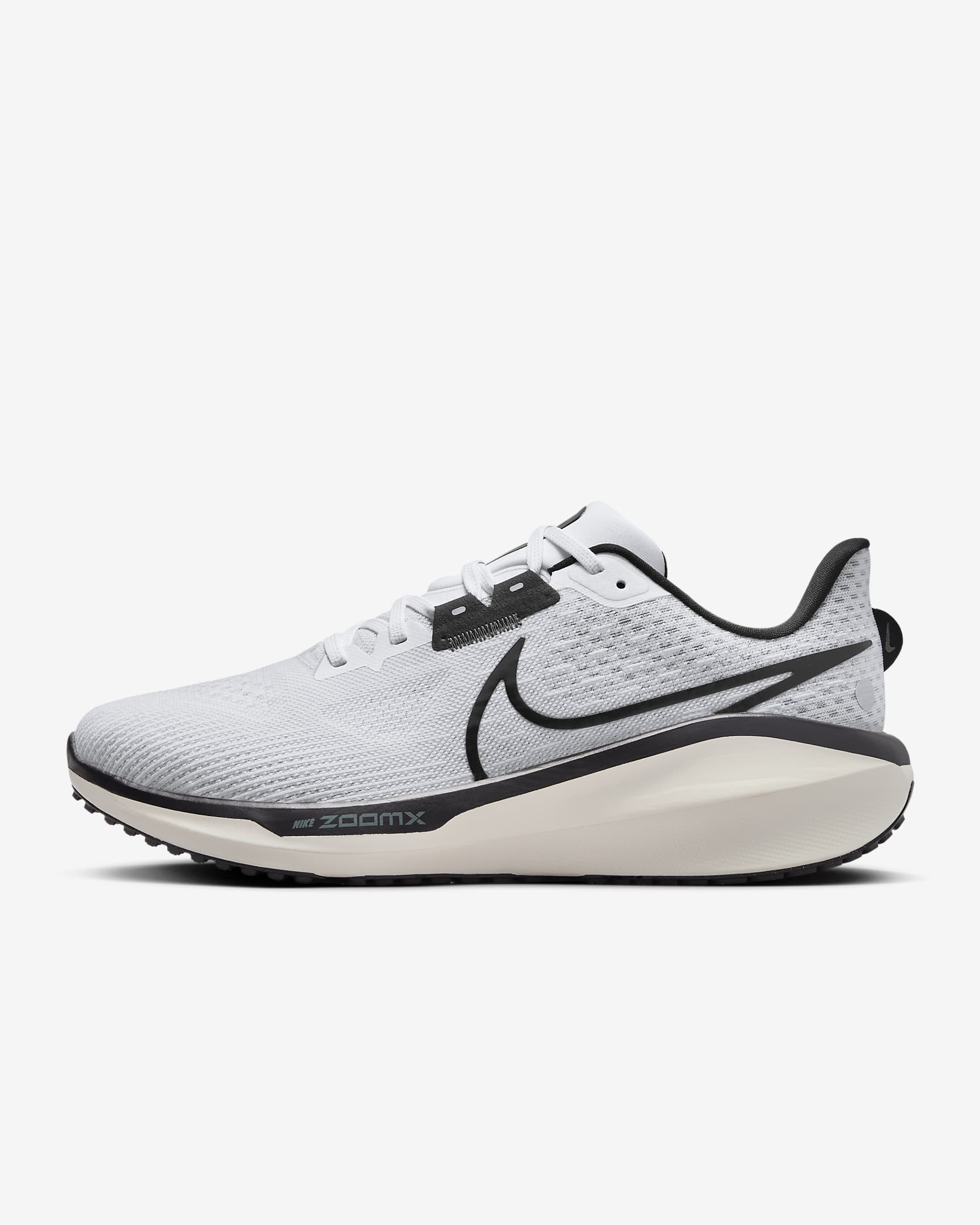 Tenis de correr en pavimento para hombre Nike Vomero 17 - Blanco/Platino puro/Verde vintage/Negro