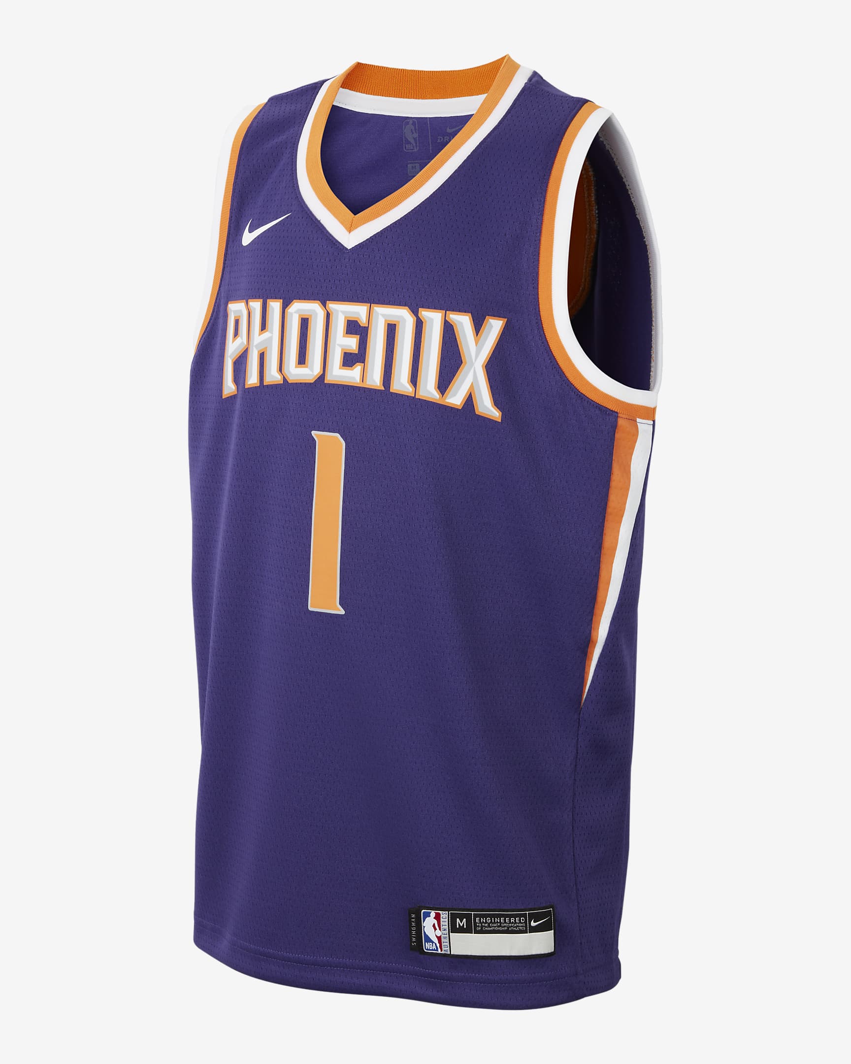 Maillot De Basketball Homme Phoenix Suns Devin Booker 23/24 Blanc NIKE