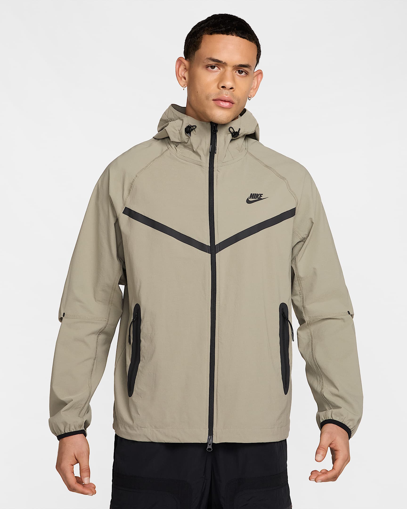 Nike Tech Men's Woven Jacket - Light Army/Light Army/Black