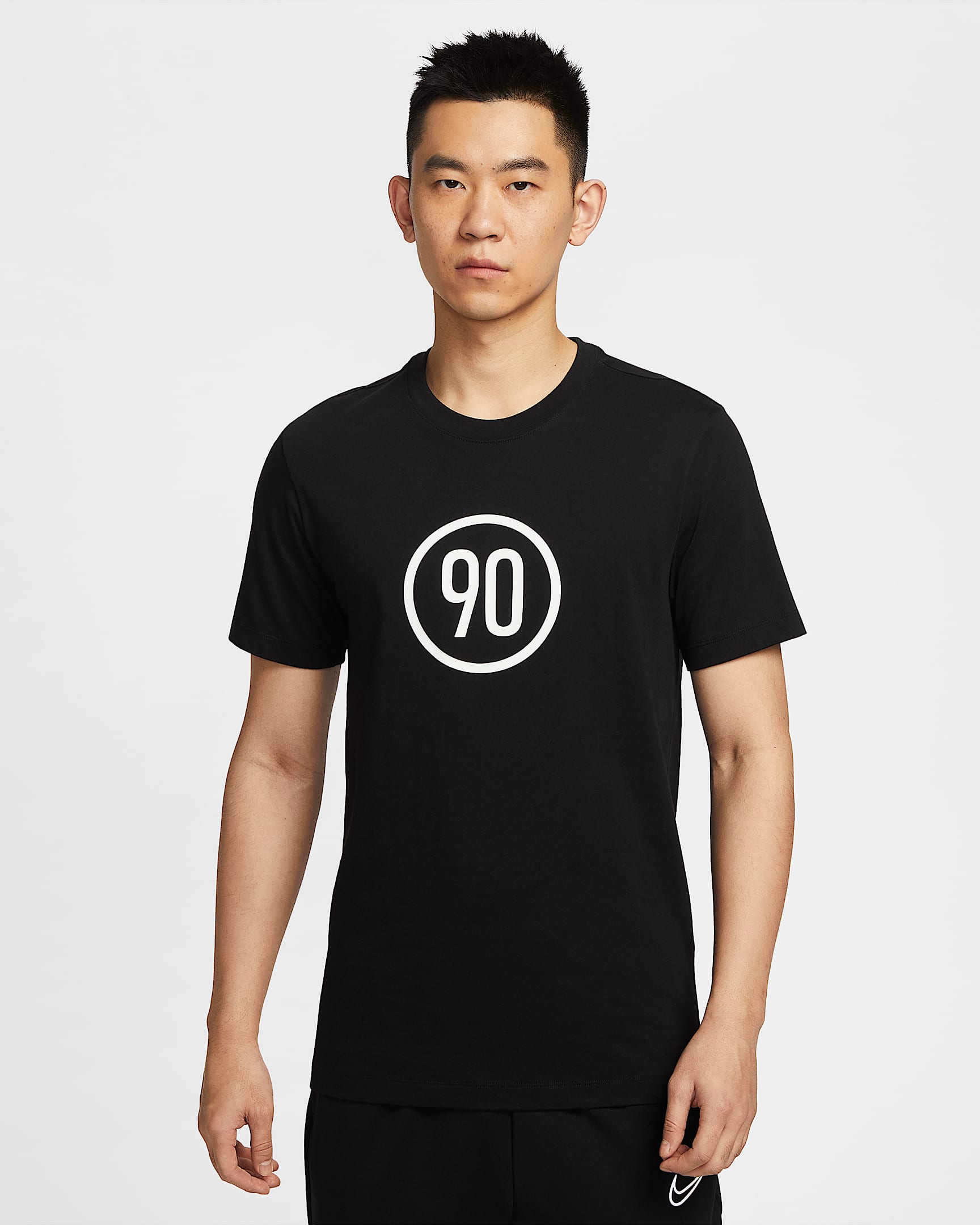 เสื้อยืดฟุตบอลผู้ชาย Nike Total 90 - ดำ