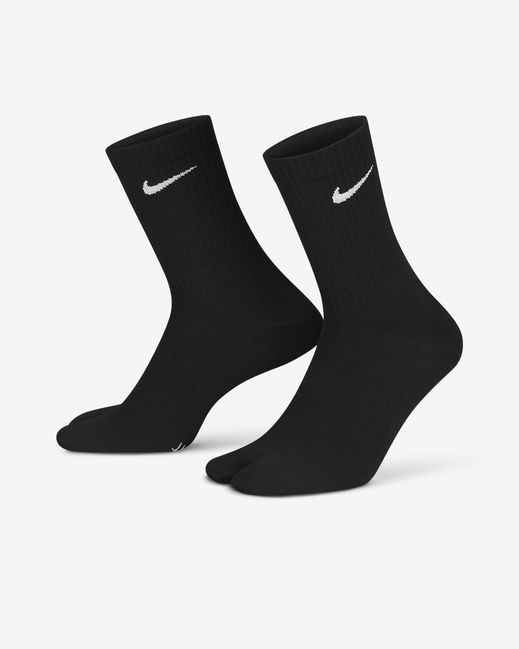 Nike Everyday Plus Lightweight Crew Socks - Black/White