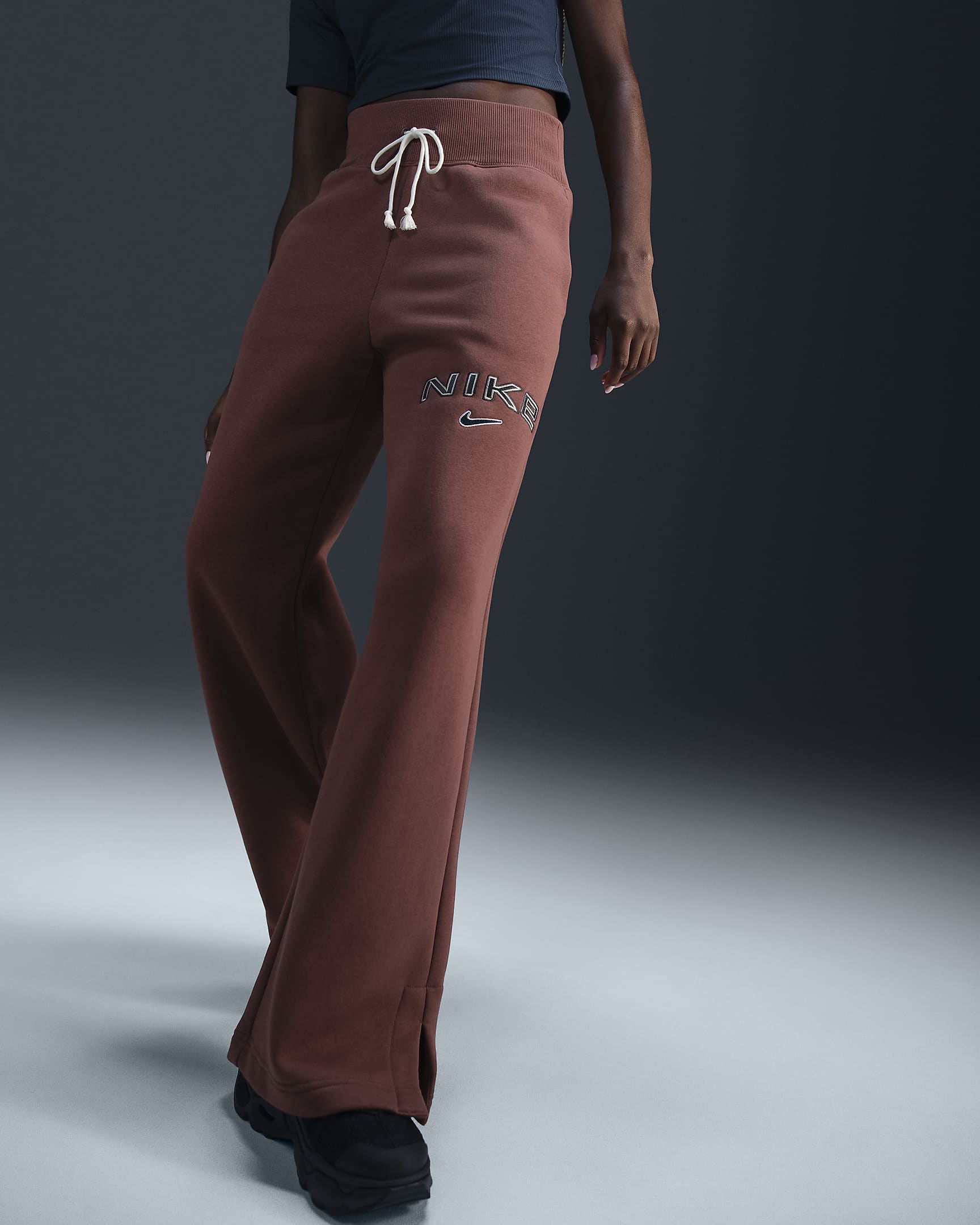 Nike Sportswear Phoenix Fleece Women's HighWaisted WideLeg Logo