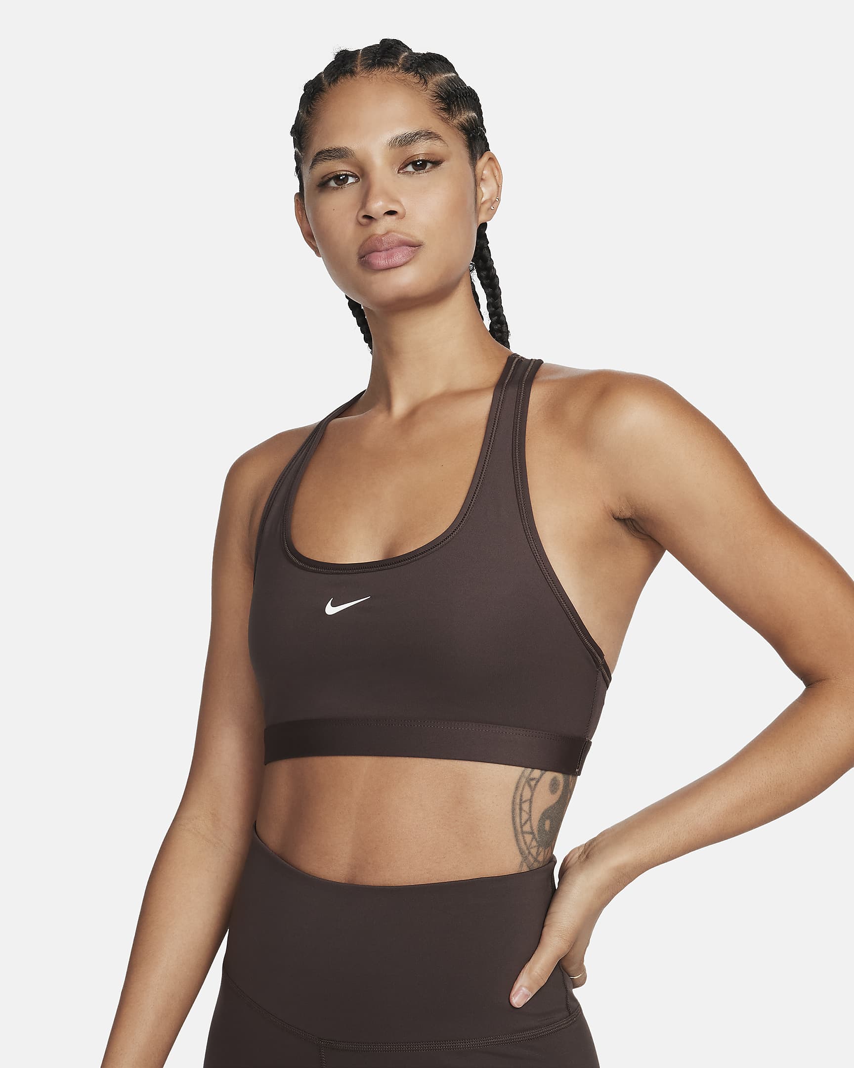 Nike Swoosh Light-Support Women's Non-Padded Sports Bra. Nike BG