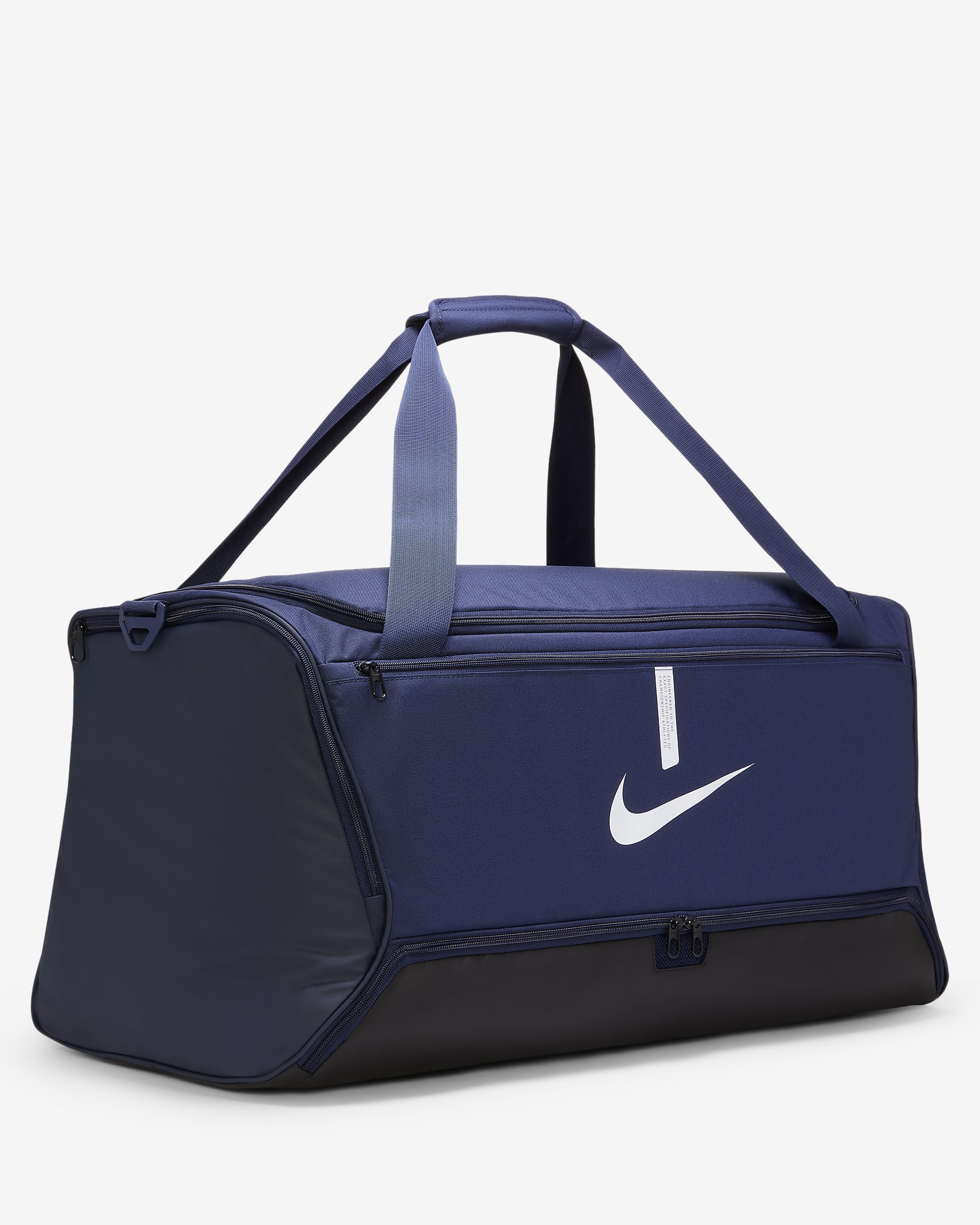 Nike Academy Team Football Duffel Bag (Large, 95L) - Midnight Navy/Black/White
