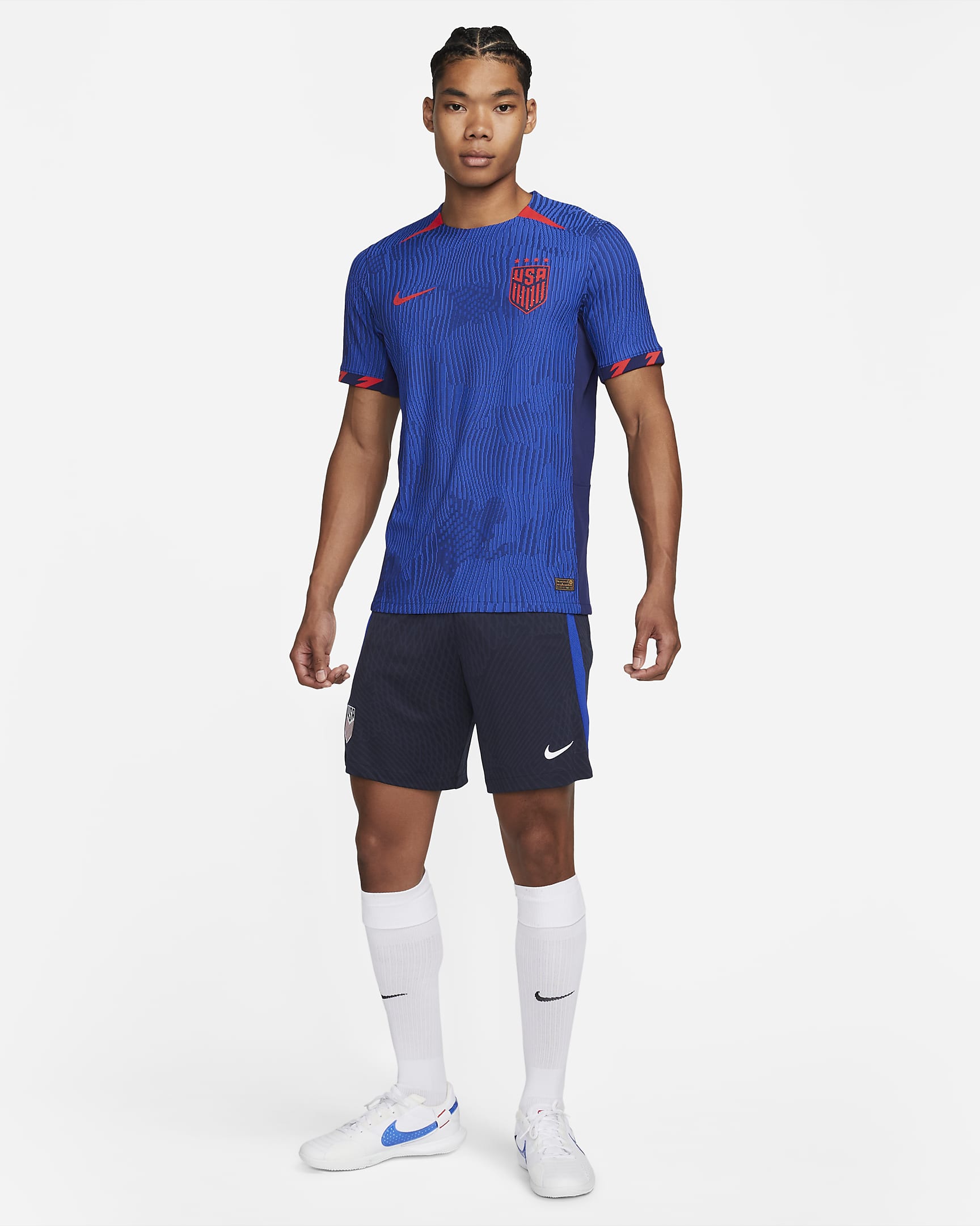 U.S. 2023 Match Away Men's Nike Dri-FIT ADV Soccer Jersey - Hyper Royal/Loyal Blue/Speed Red/Speed Red