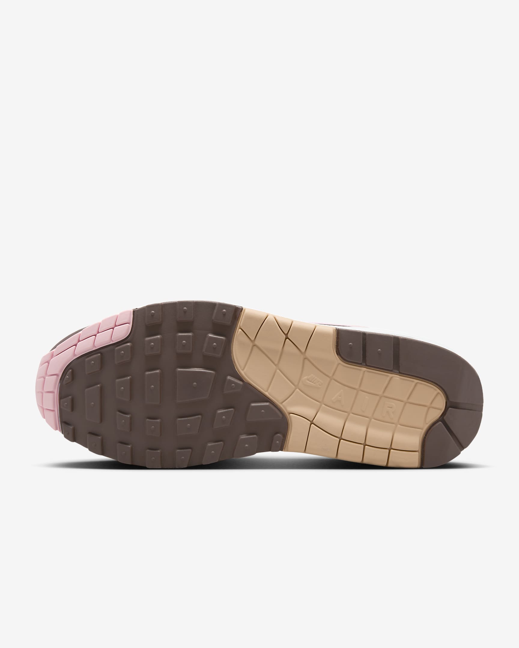 Nike Air Max 1 '87 Women's Shoes - Sesame/Coconut Milk/Baroque Brown/Medium Soft Pink