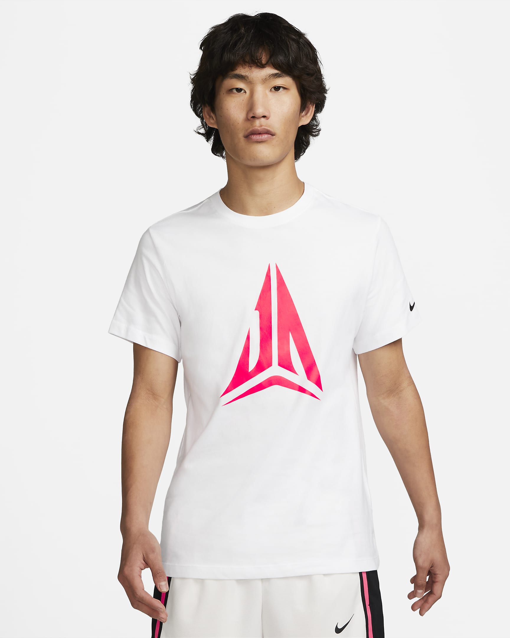 เสื้อยืดบาสเก็ตบอลผู้ชาย Ja - ขาว