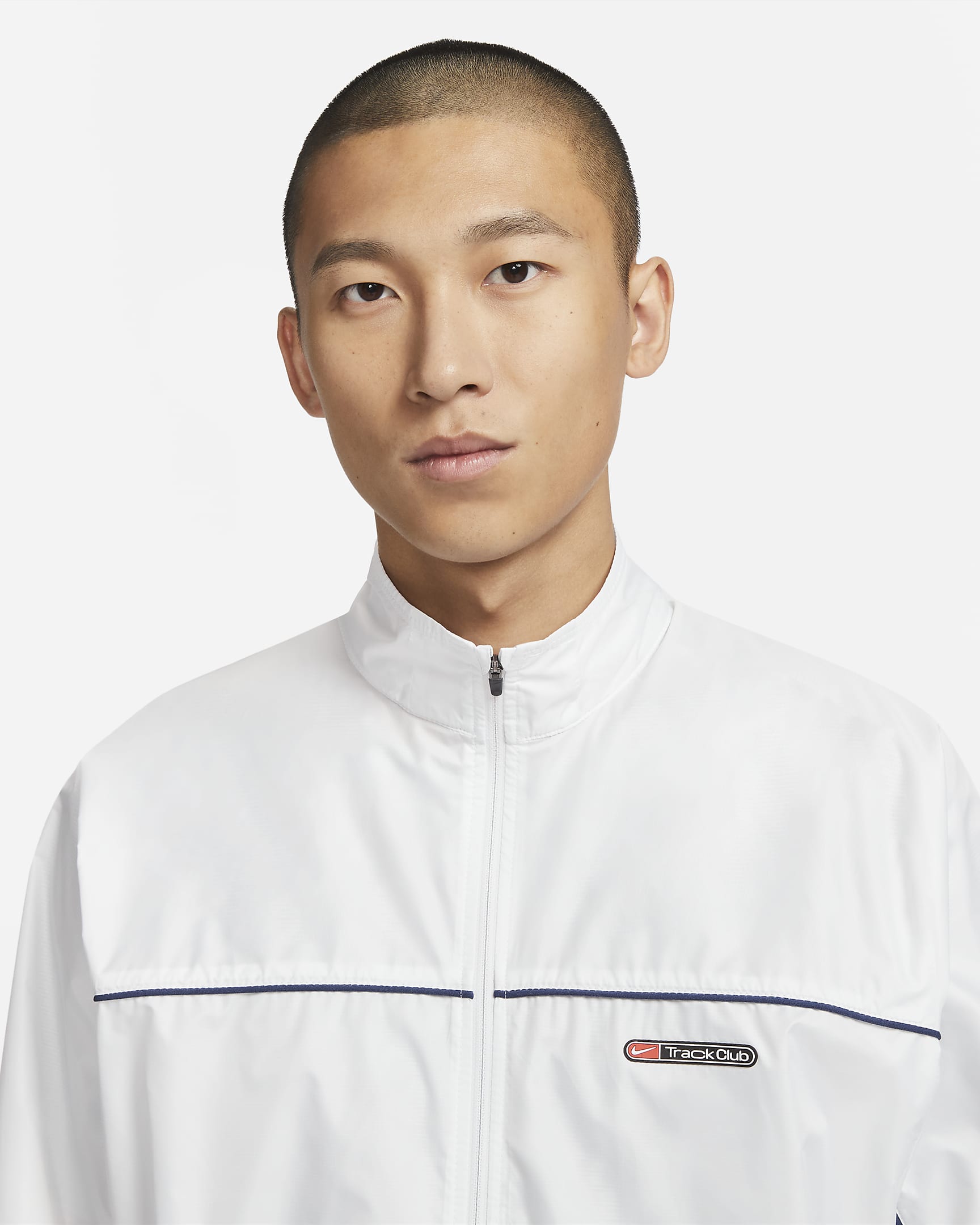 Nike Track Club Men's Storm-FIT Running Jacket - Summit White/Midnight Navy/Black