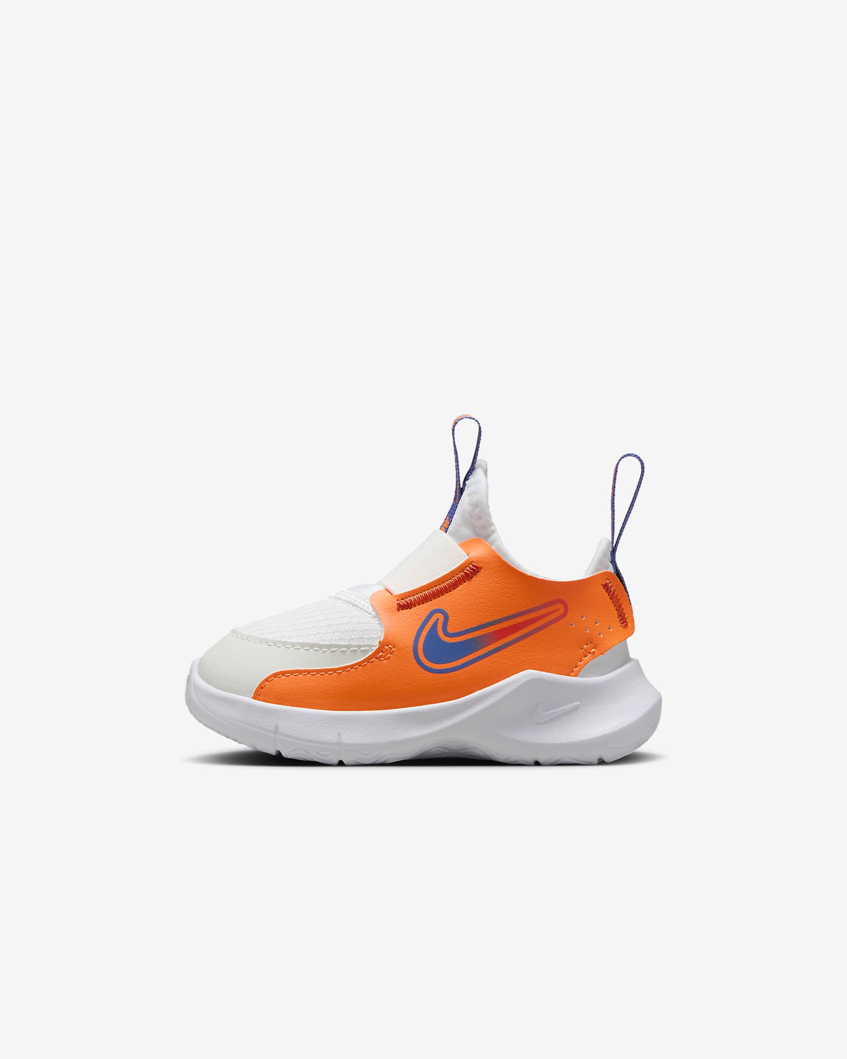 Nike Flex Runner 3 cipő babáknak és totyogóknak - Fehér/Total Orange/Team Orange/Astronomy Blue