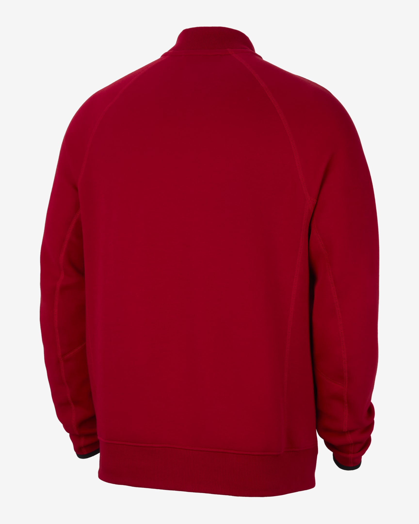 Męska kurtka piłkarska Nike Liverpool F.C. Tech Fleece - Gym Red/Gym Red/Czerń