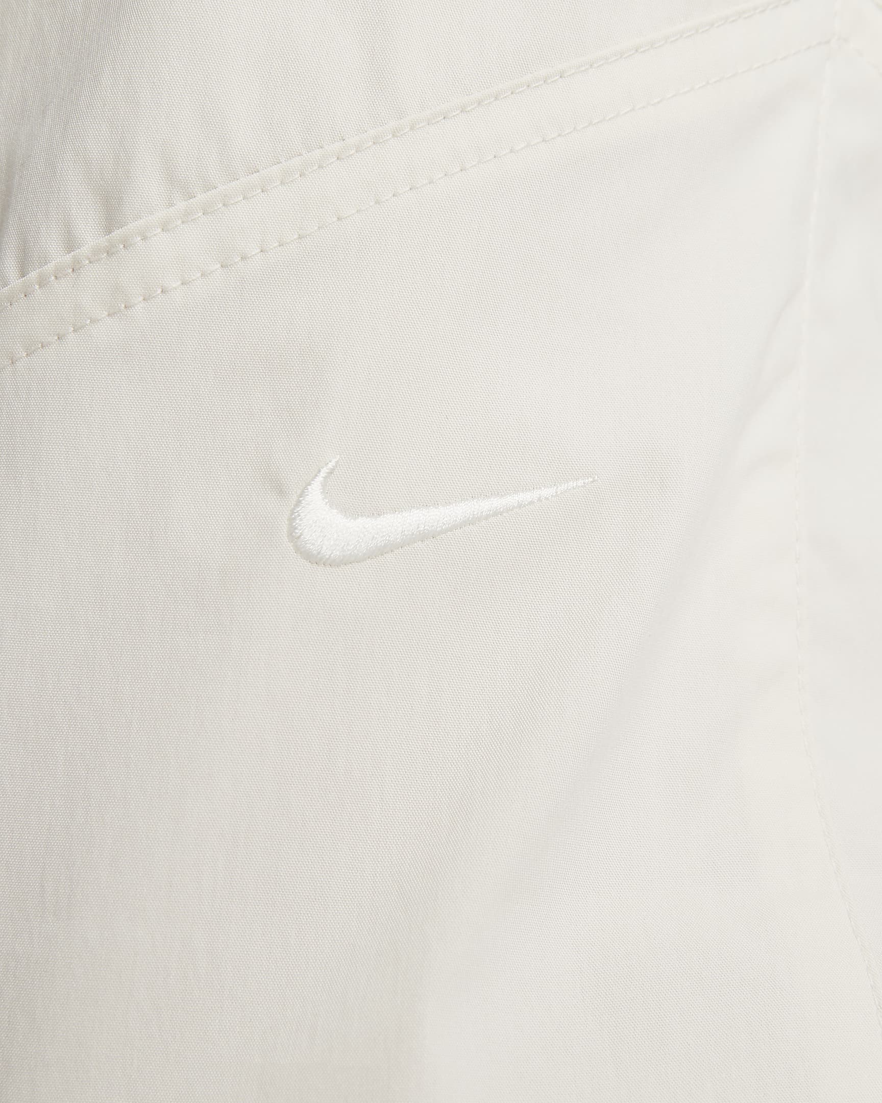 Nike Sportswear Essentials Dokuma Yüksek Belli Kadın Eşofman Altı - Light Orewood Brown/Sail