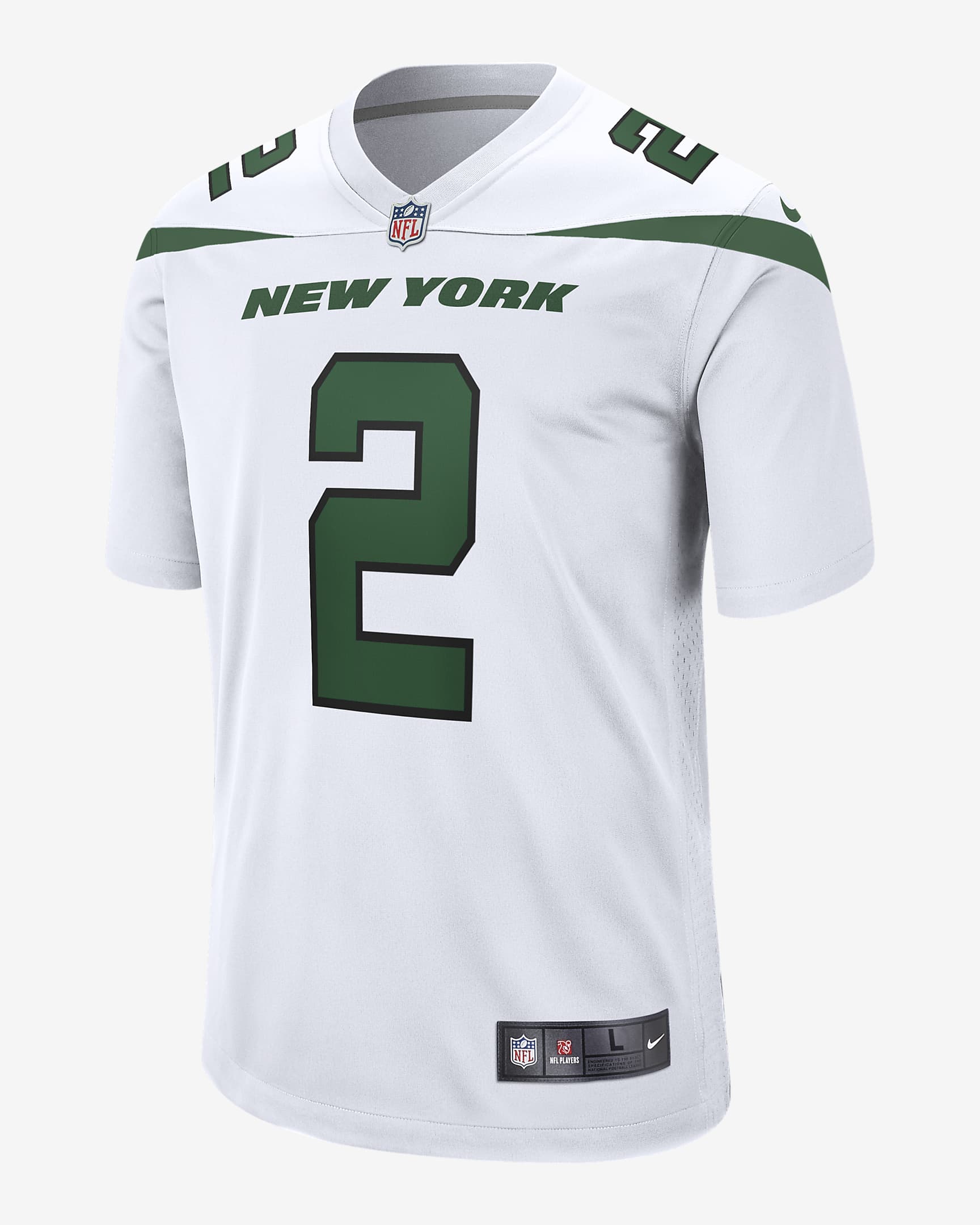 NFL New York Jets (Zach Wilson) Men's Game Football Jersey. Nike.com