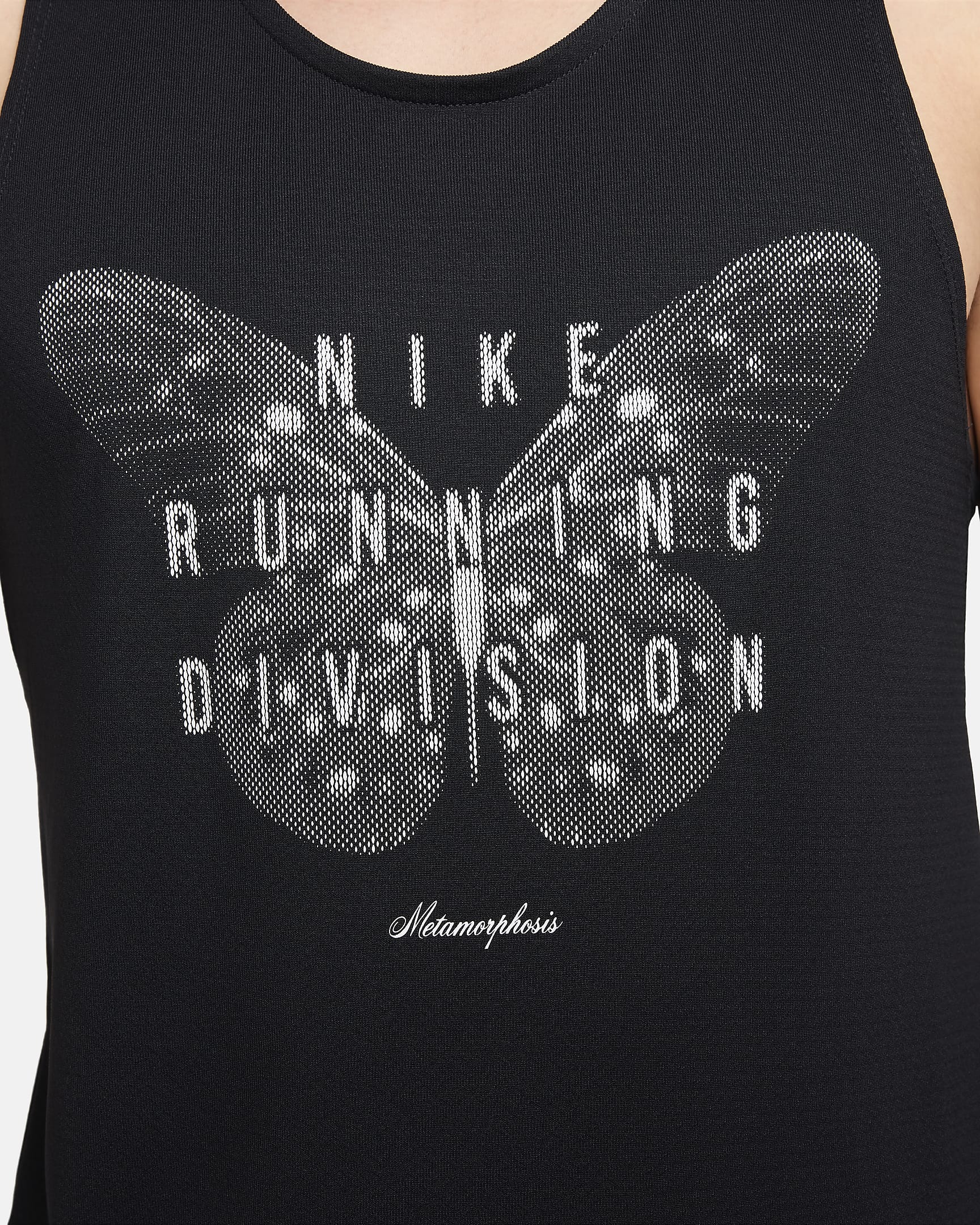 Nike Rise 365 Running Division Men's Dri-FIT Running Tank Top - Black/Black/Summit White