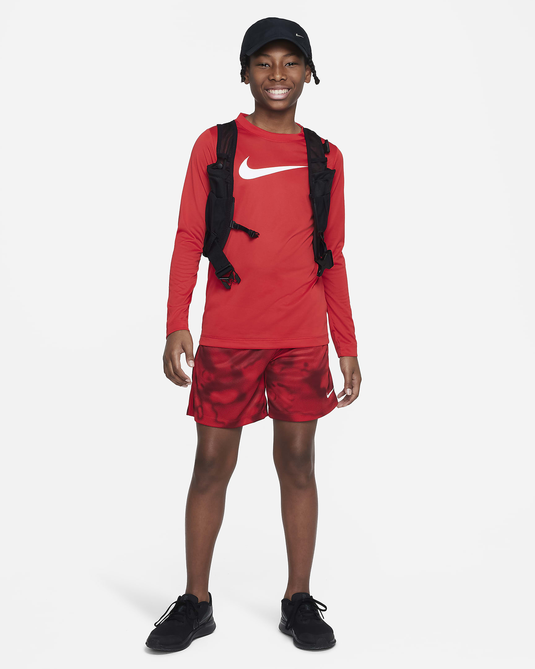 Nike Dri-FIT Legend Big Kids' (Boys') Long-Sleeve T-Shirt. Nike.com