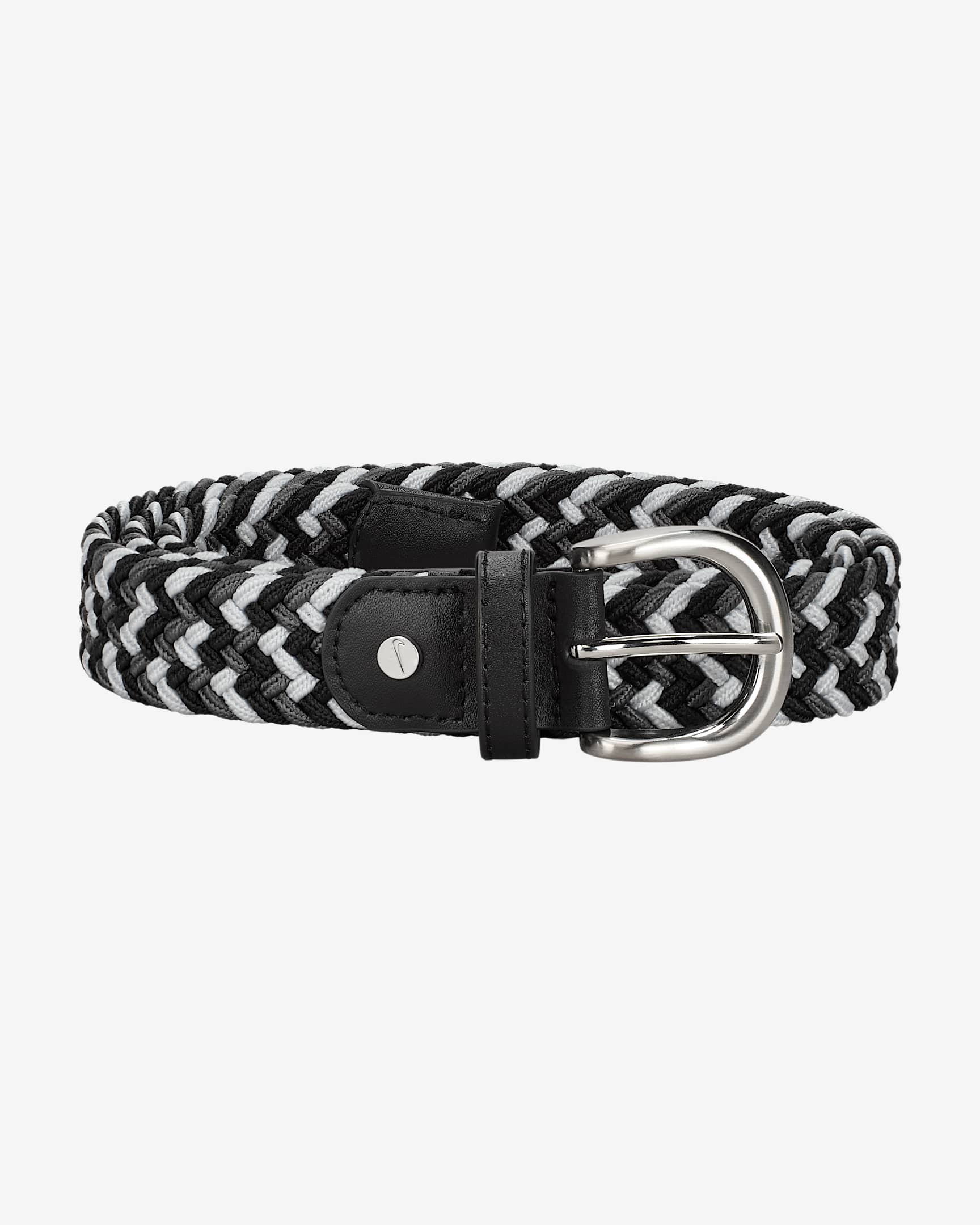 Nike Women's Multi-Color Stretch Woven Belt - Black