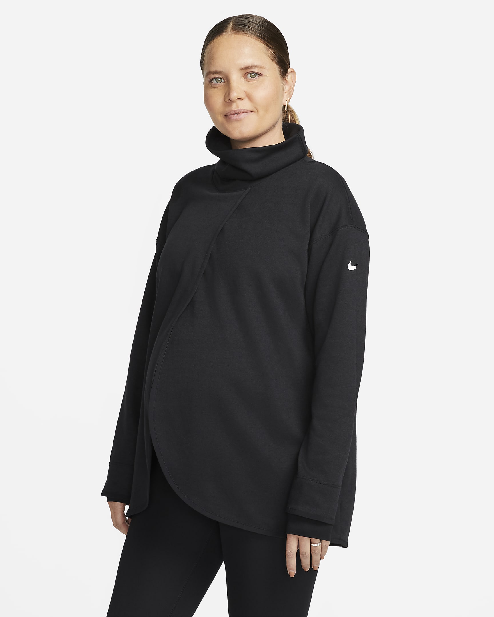 Nike (M) Women's Reversible Pullover (Maternity) - Black/Black/White