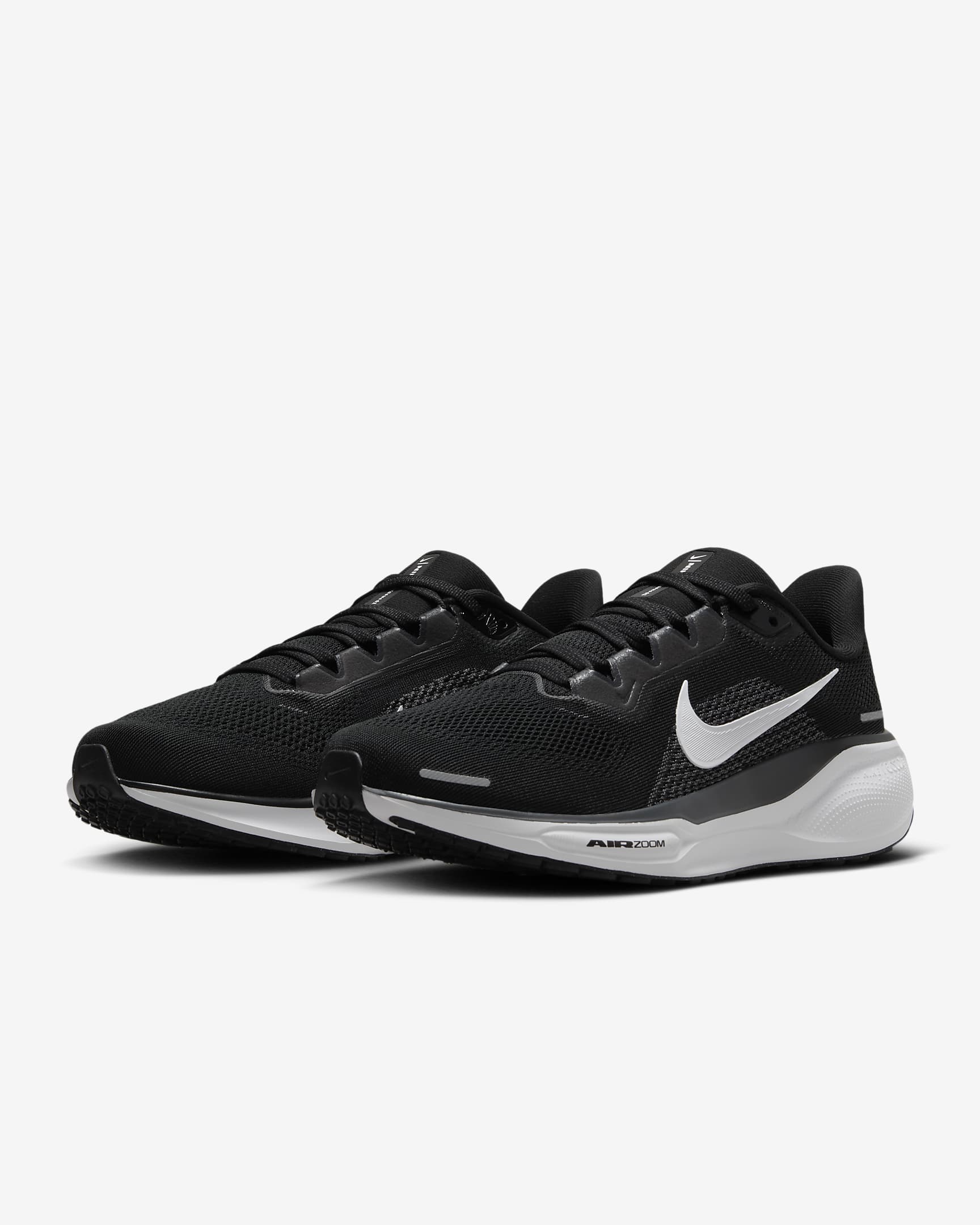 Nike Pegasus 41 女款路跑鞋 (特寬) - 黑色/Anthracite/白色